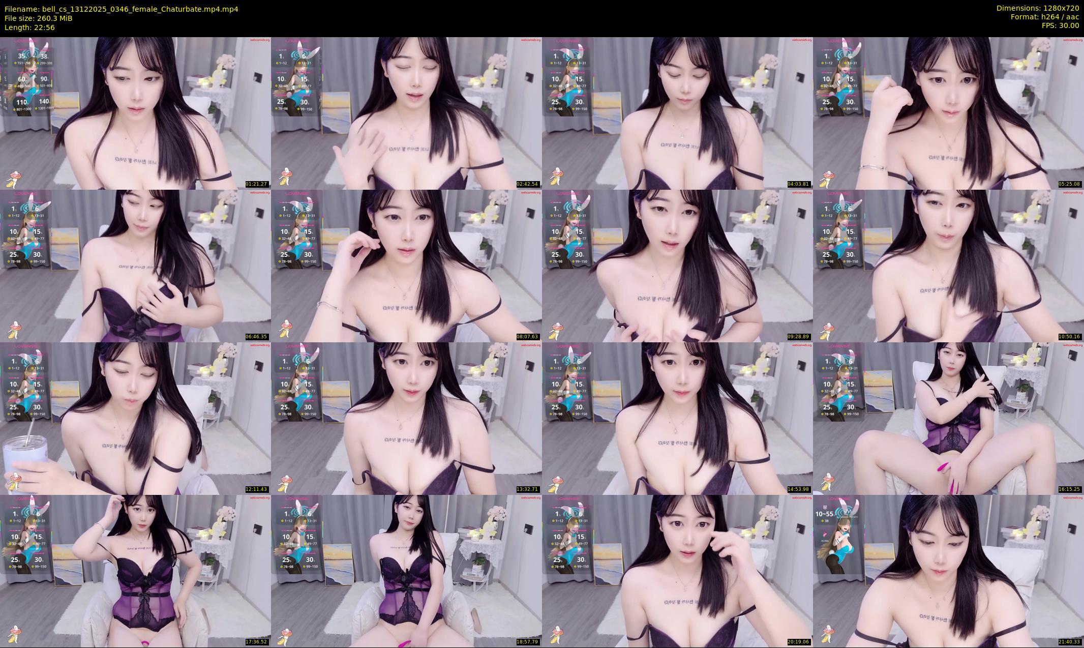 bell_cs — 23 minute Chaturbate female cam show recording, 720p, Dec 13, 2025
