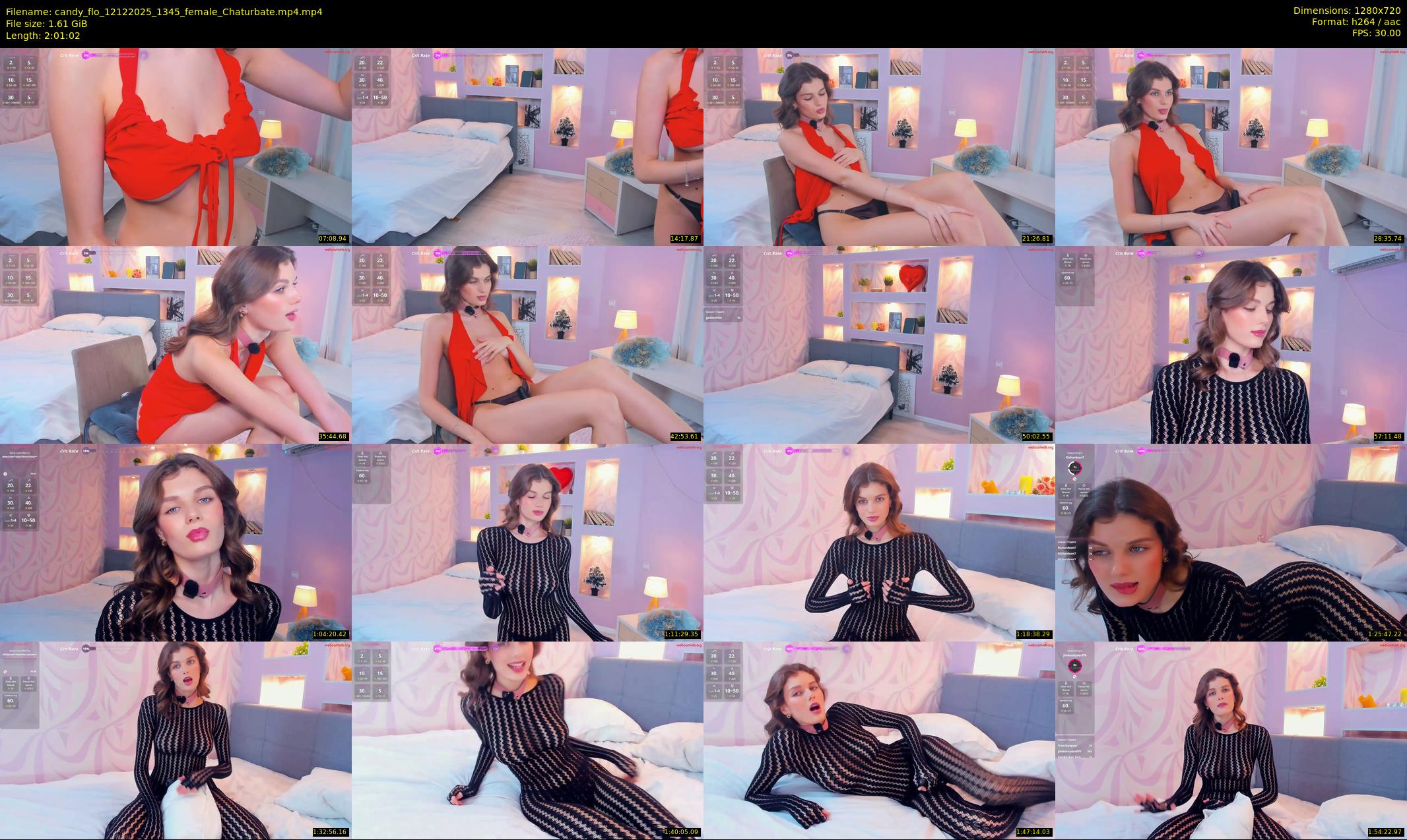 candy_flo — 122 minute Chaturbate female cam show recording, 720p, Dec 12, 2025