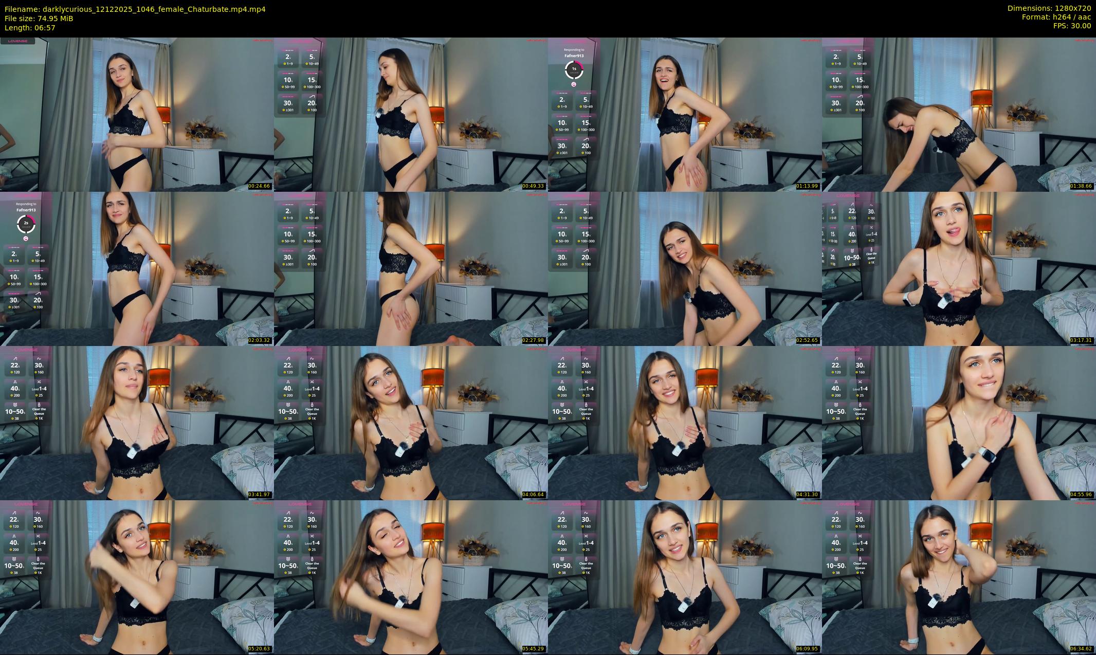 darklycurious — 7 minute Chaturbate female cam show recording, 720p, Dec 12, 2025