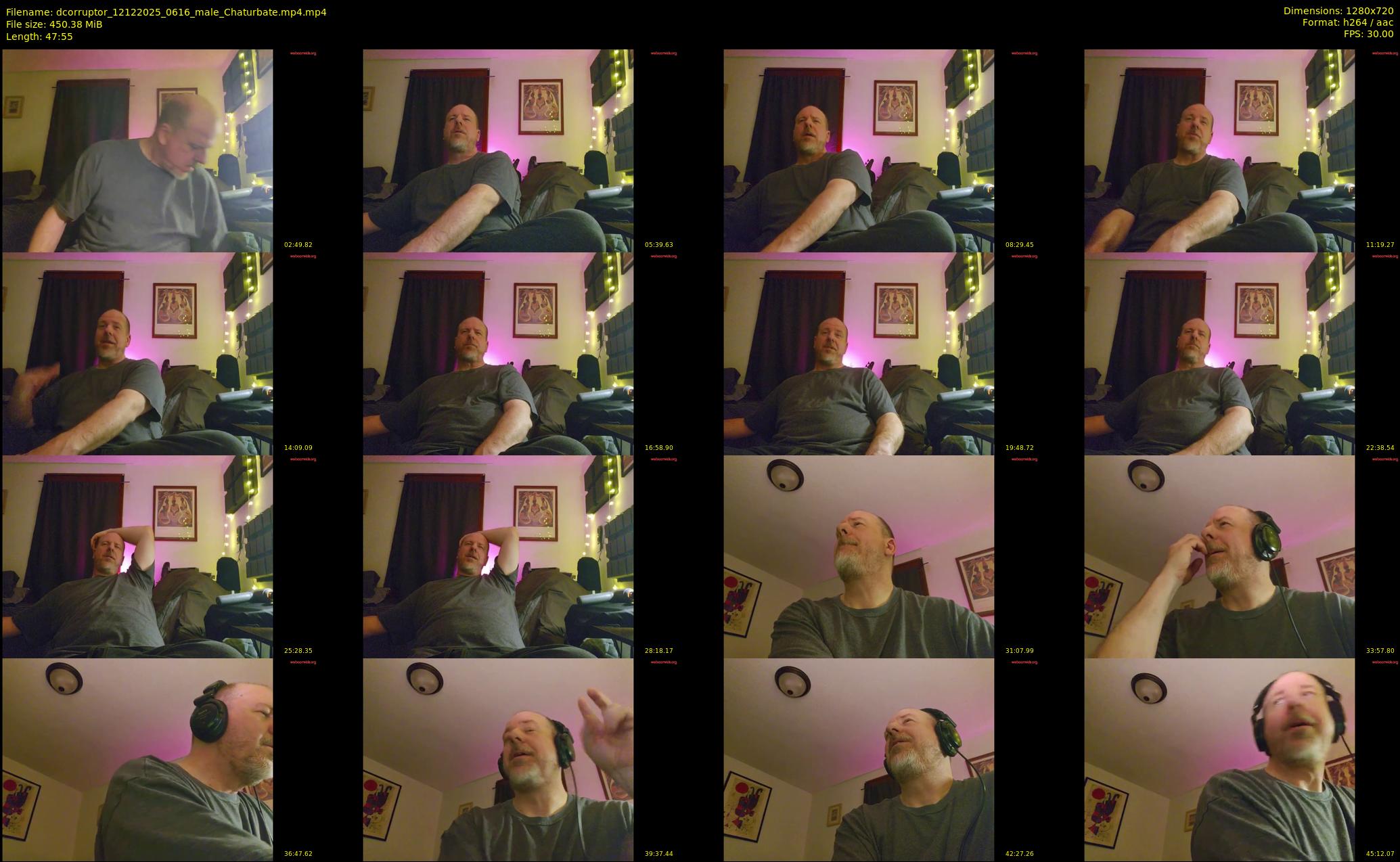 dcorruptor — 48 minute Chaturbate male cam show recording, 720p, Dec 12, 2025