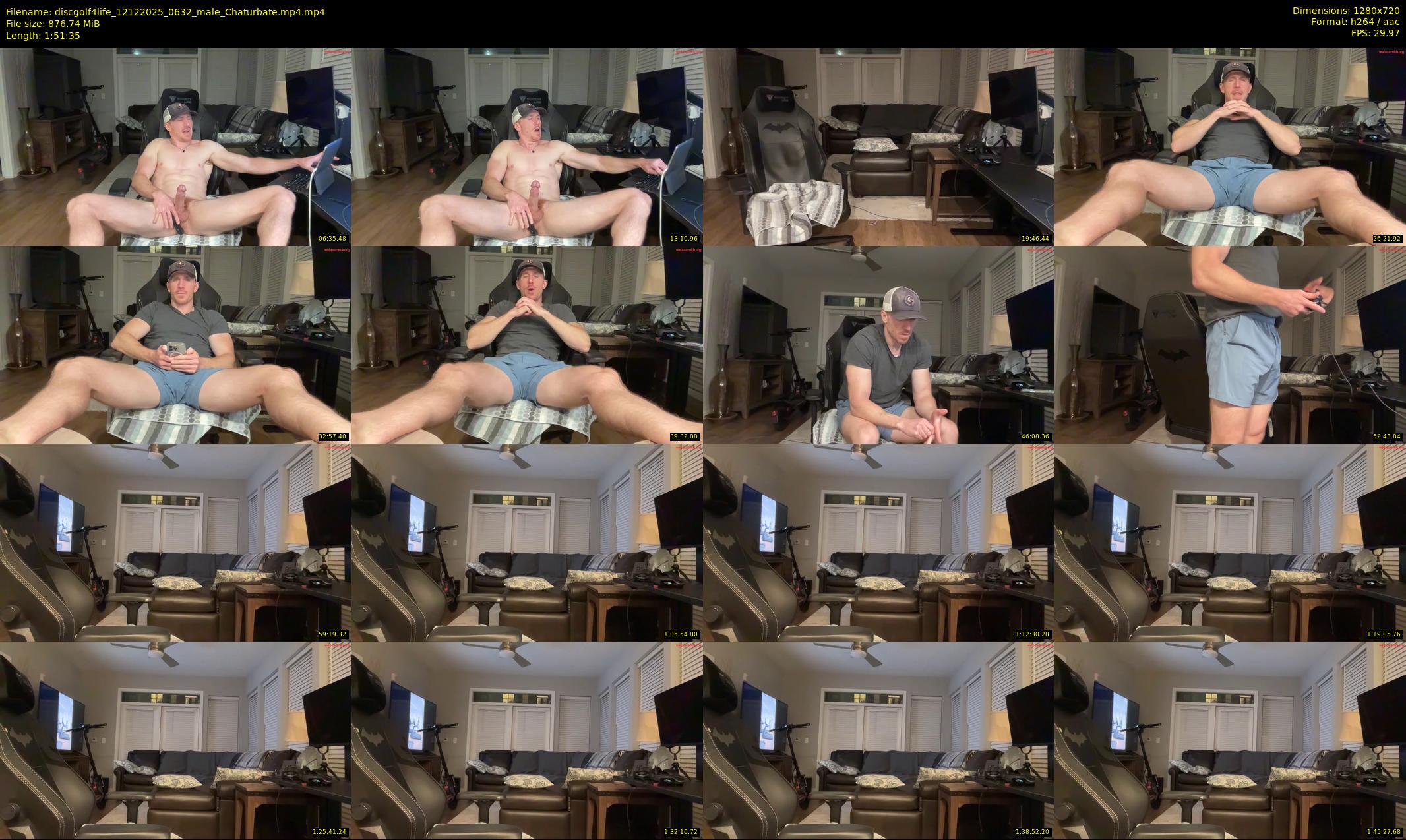 discgolf4life — 112 minute Chaturbate male cam show recording, 720p, Dec 12, 2025