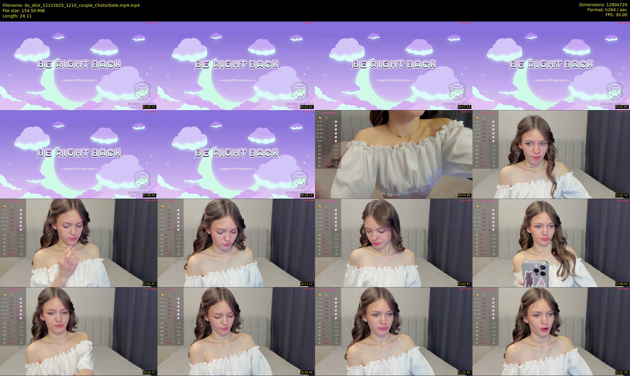 do_dick — 25 minute Chaturbate couple cam show recording, 720p, Dec 12, 2025