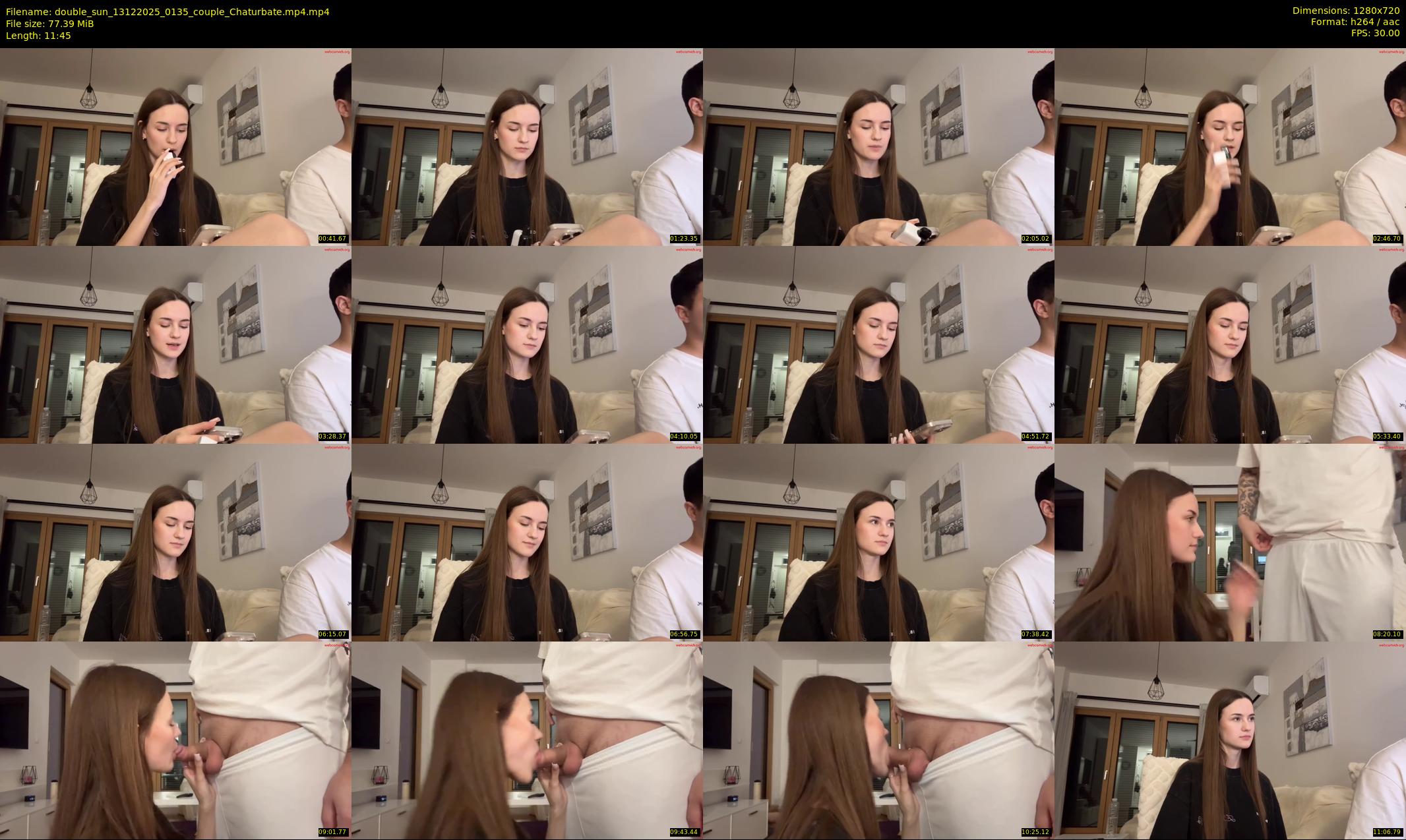double_sun — 12 minute Chaturbate couple cam show recording, 720p, Dec 13, 2025
