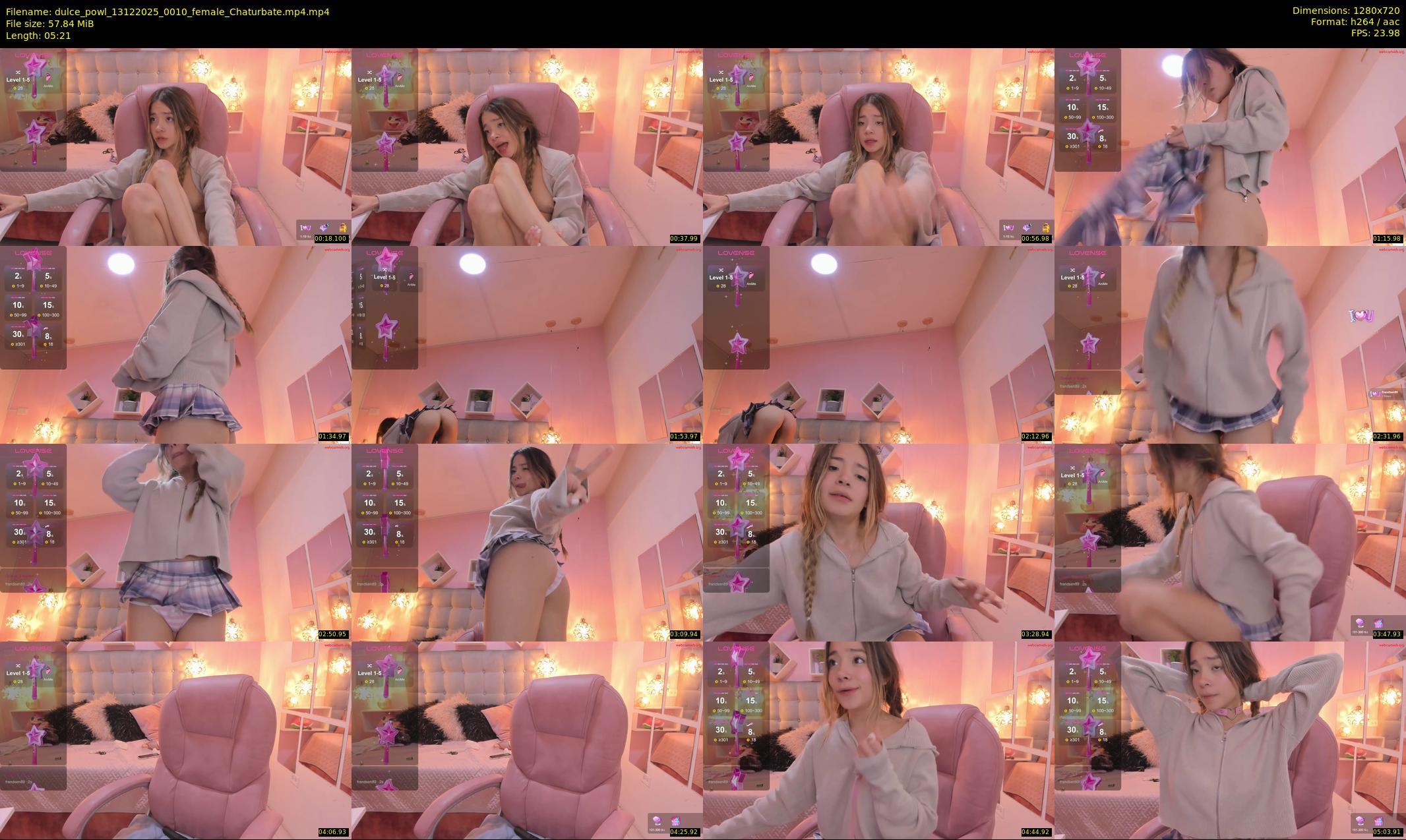 dulce_powl — 6 minute Chaturbate female cam show recording, 720p, Dec 13, 2025