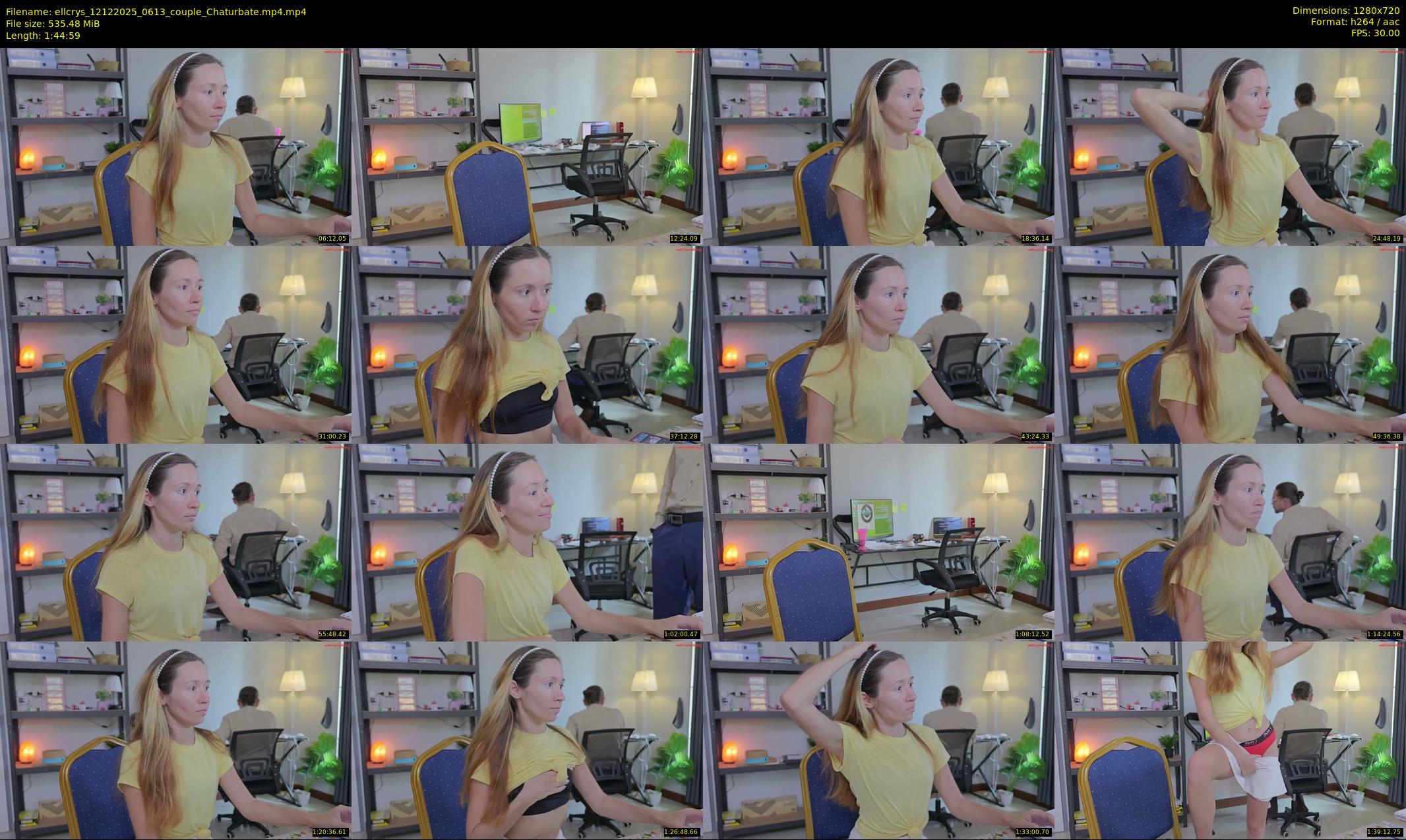 ellcrys — 105 minute Chaturbate couple cam show recording, 720p, Dec 12, 2025