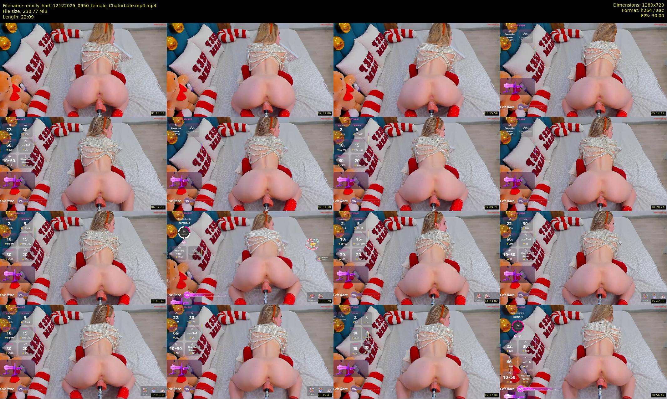 emilly_hart — 23 minute Chaturbate female cam show recording, 720p, Dec 12, 2025