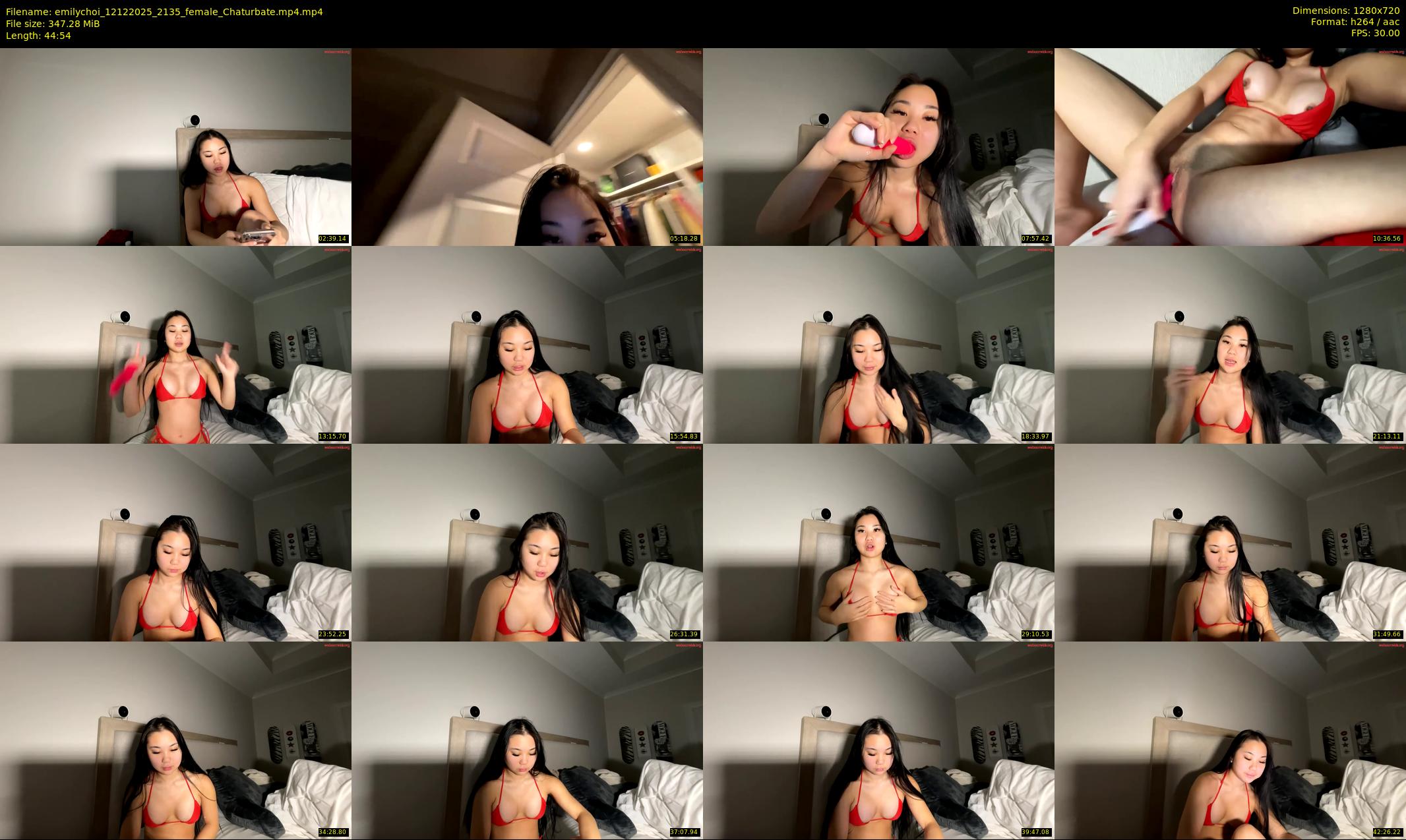 emilychoi — 45 minute Chaturbate female cam show recording, 720p, Dec 12, 2025