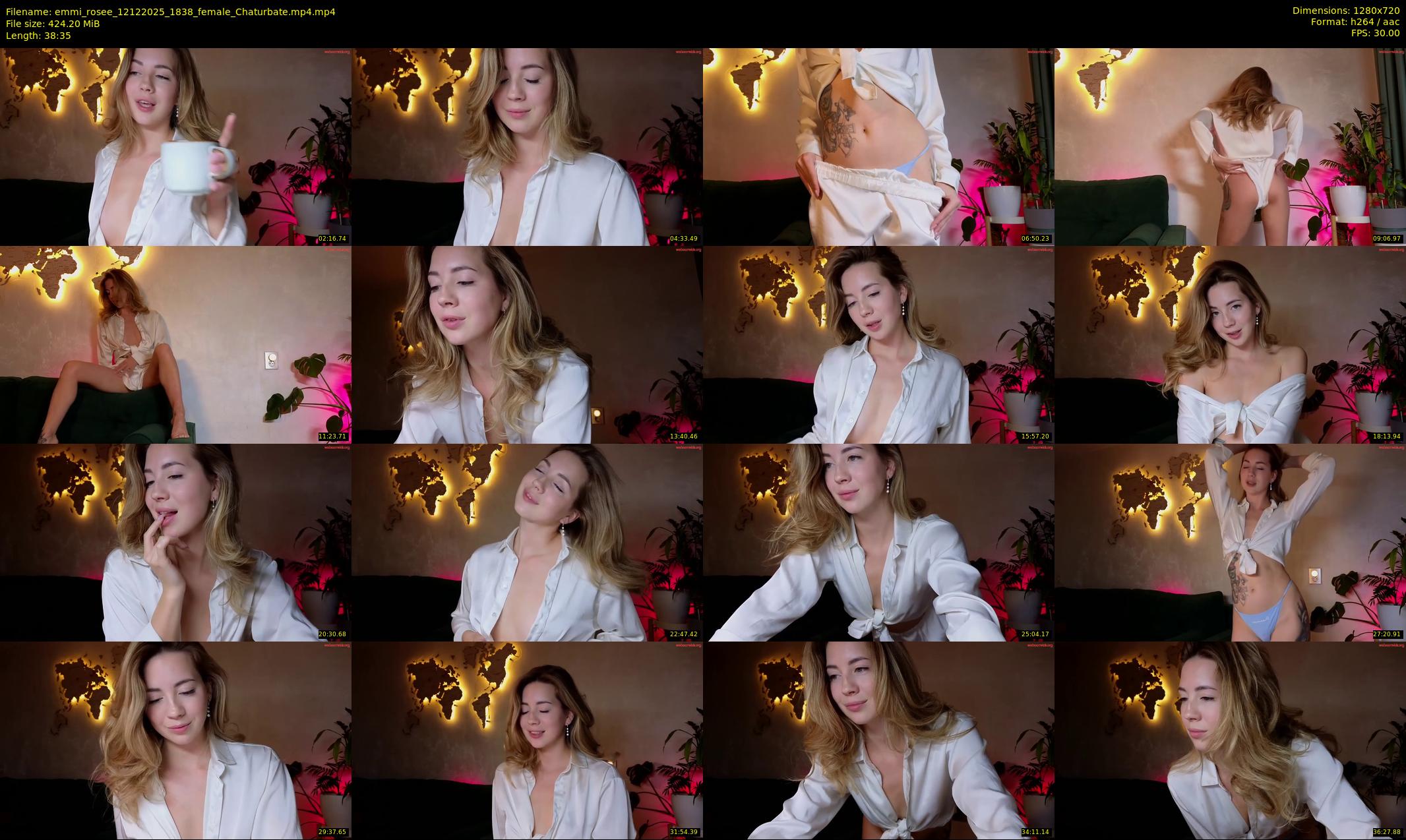 emmi_rosee — 39 minute Chaturbate female cam show recording, 720p, Dec 12, 2025