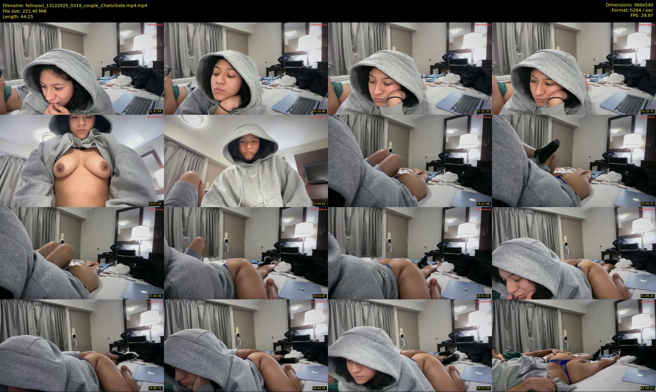 felinasol — 45 minute Chaturbate couple cam show recording, 480p, Dec 13, 2025