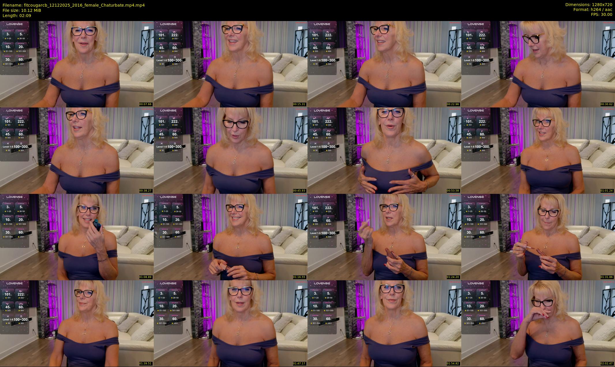 fitcougarcb — 3 minute Chaturbate female cam show recording, 720p, Dec 12, 2025