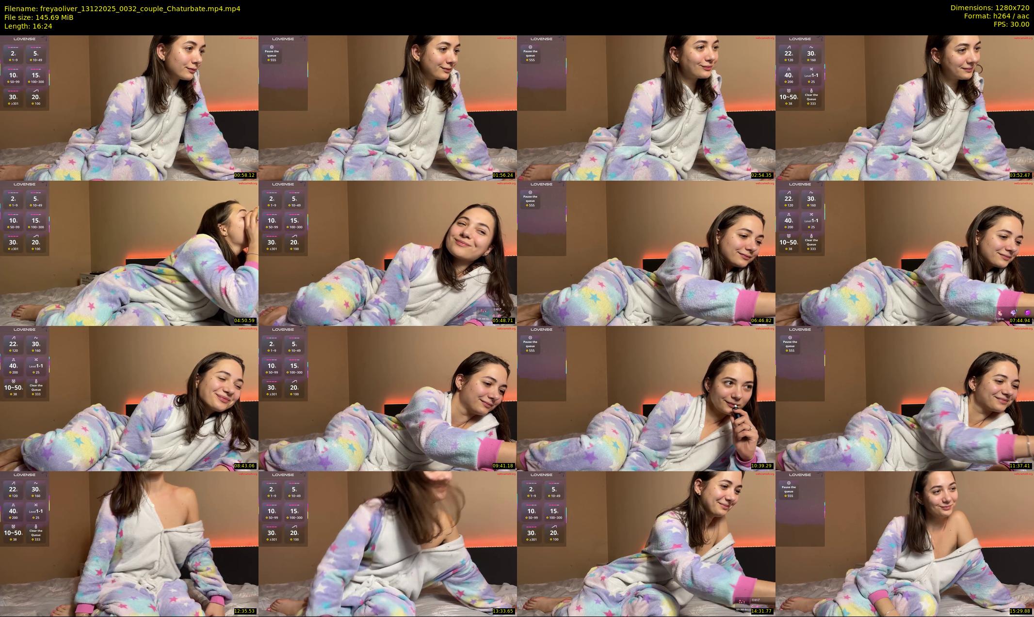 freyaoliver — 17 minute Chaturbate couple cam show recording, 720p, Dec 13, 2025