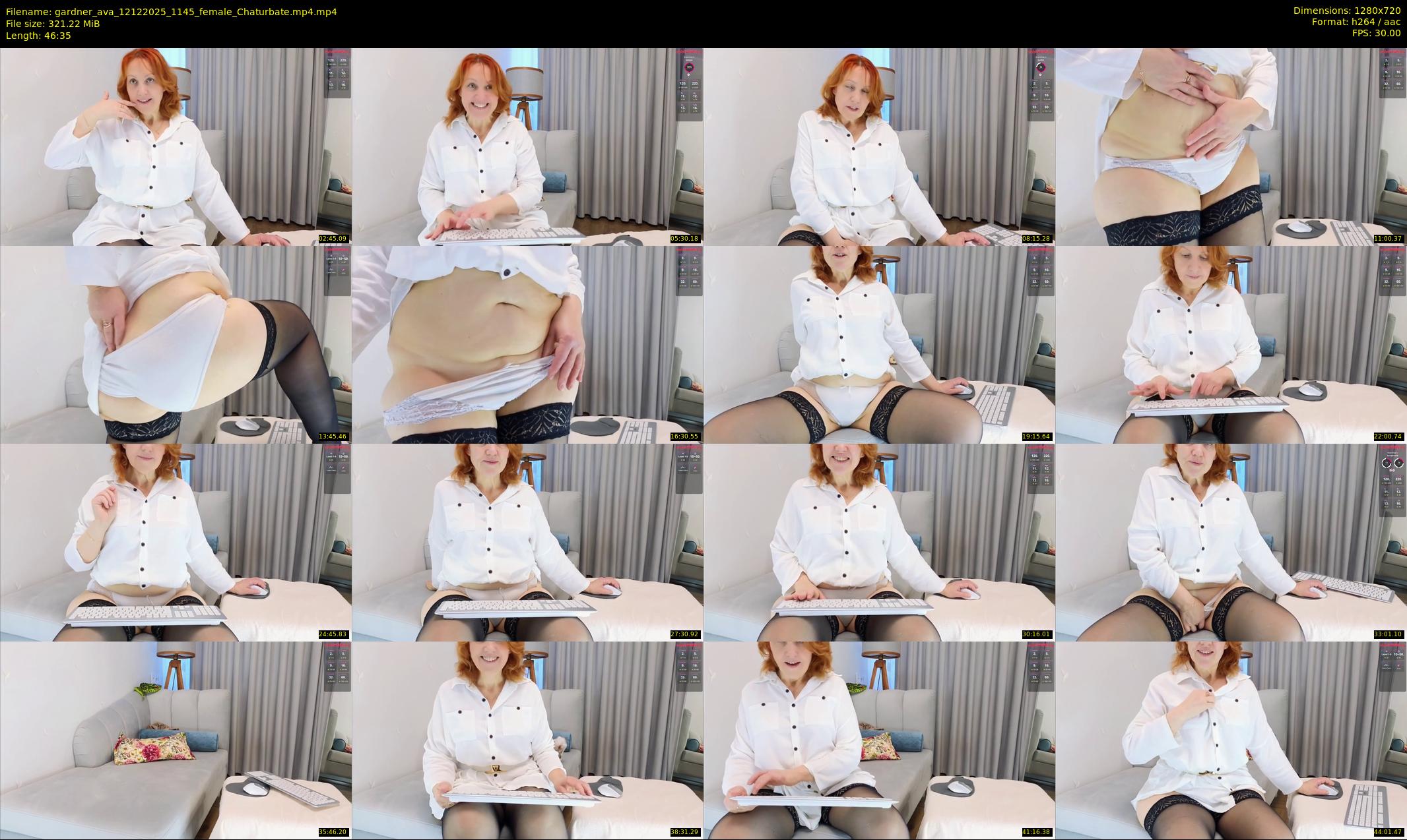 gardner_ava — 47 minute Chaturbate female cam show recording, 720p, Dec 12, 2025