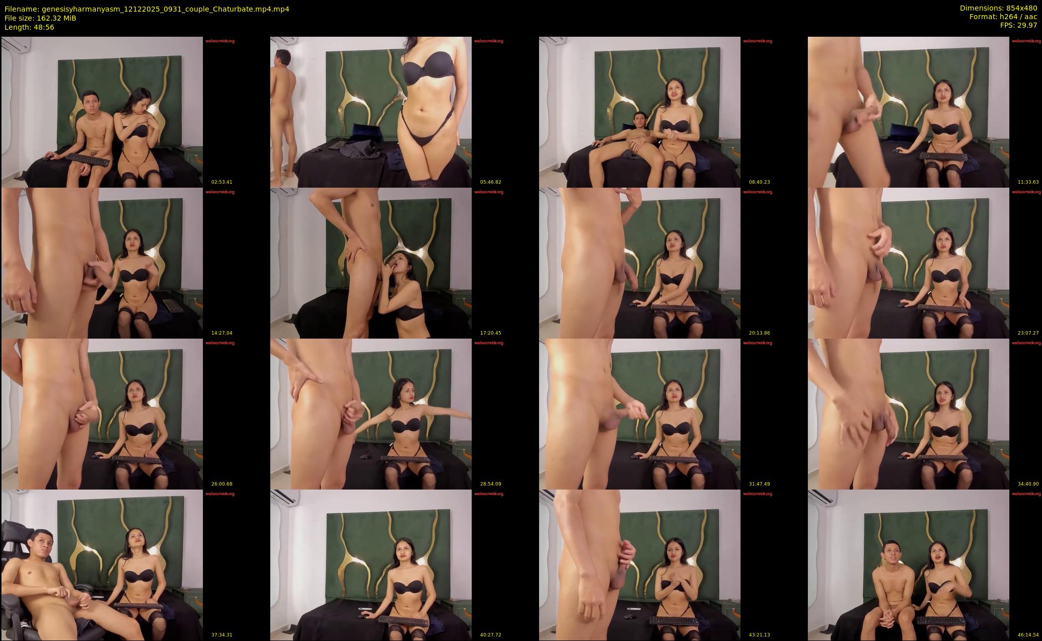 genesisyharmanyasm — 49 minute Chaturbate couple cam show recording, 480p, Dec 12, 2025