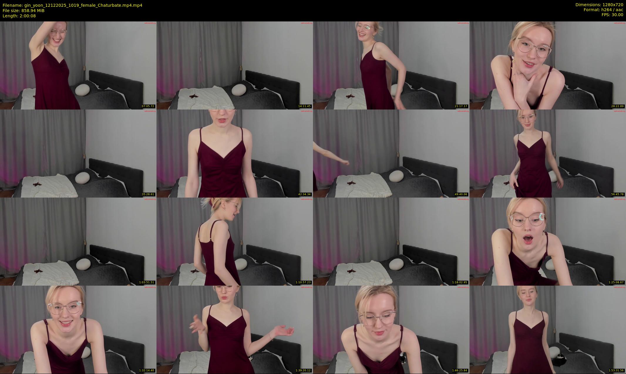 gin_yoon — 121 minute Chaturbate female cam show recording, 720p, Dec 12, 2025