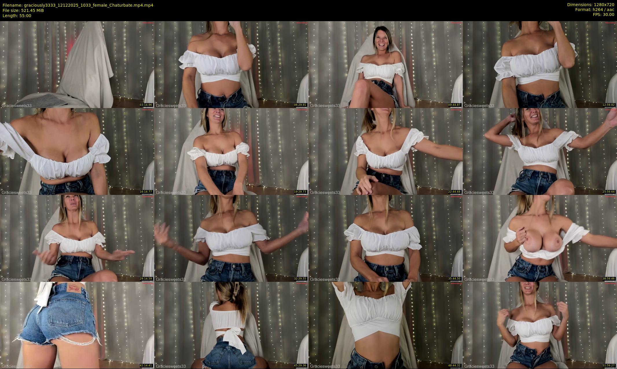 graciously3333 — 55 minute Chaturbate female cam show recording, 720p, Dec 12, 2025