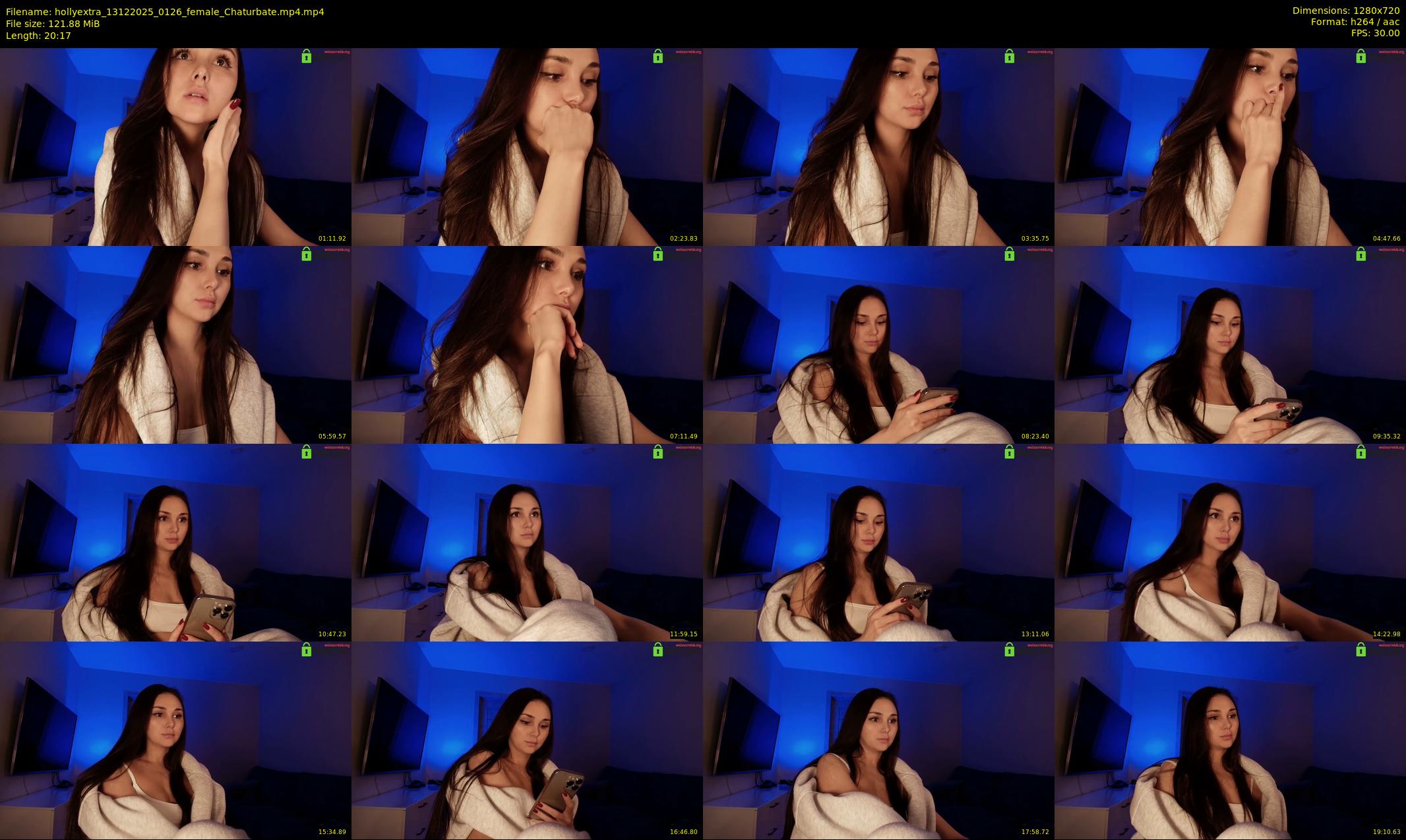hollyextra — 21 minute Chaturbate female cam show recording, 720p, Dec 13, 2025