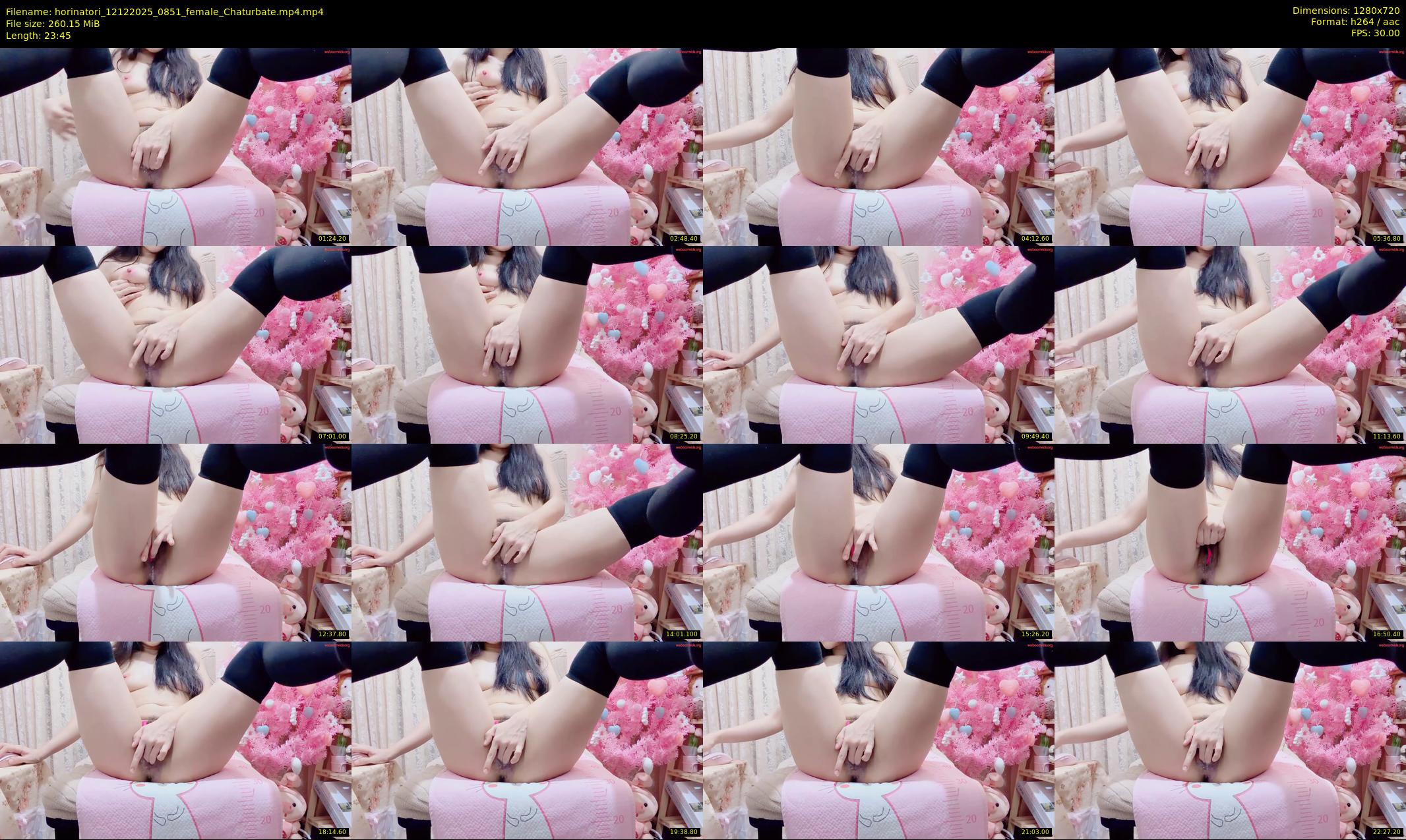 horinatori — 24 minute Chaturbate female cam show recording, 720p, Dec 12, 2025