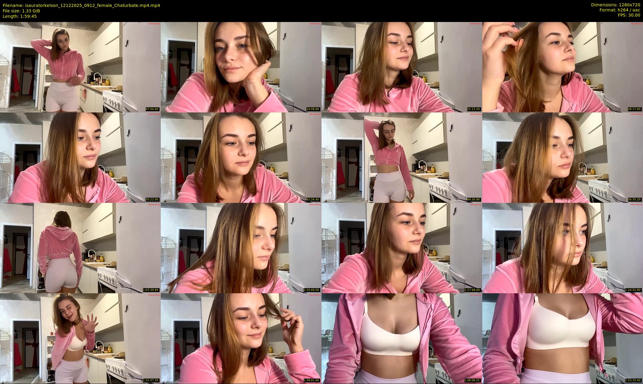 isauratorkelson — 120 minute Chaturbate female cam show recording, 720p, Dec 12, 2025