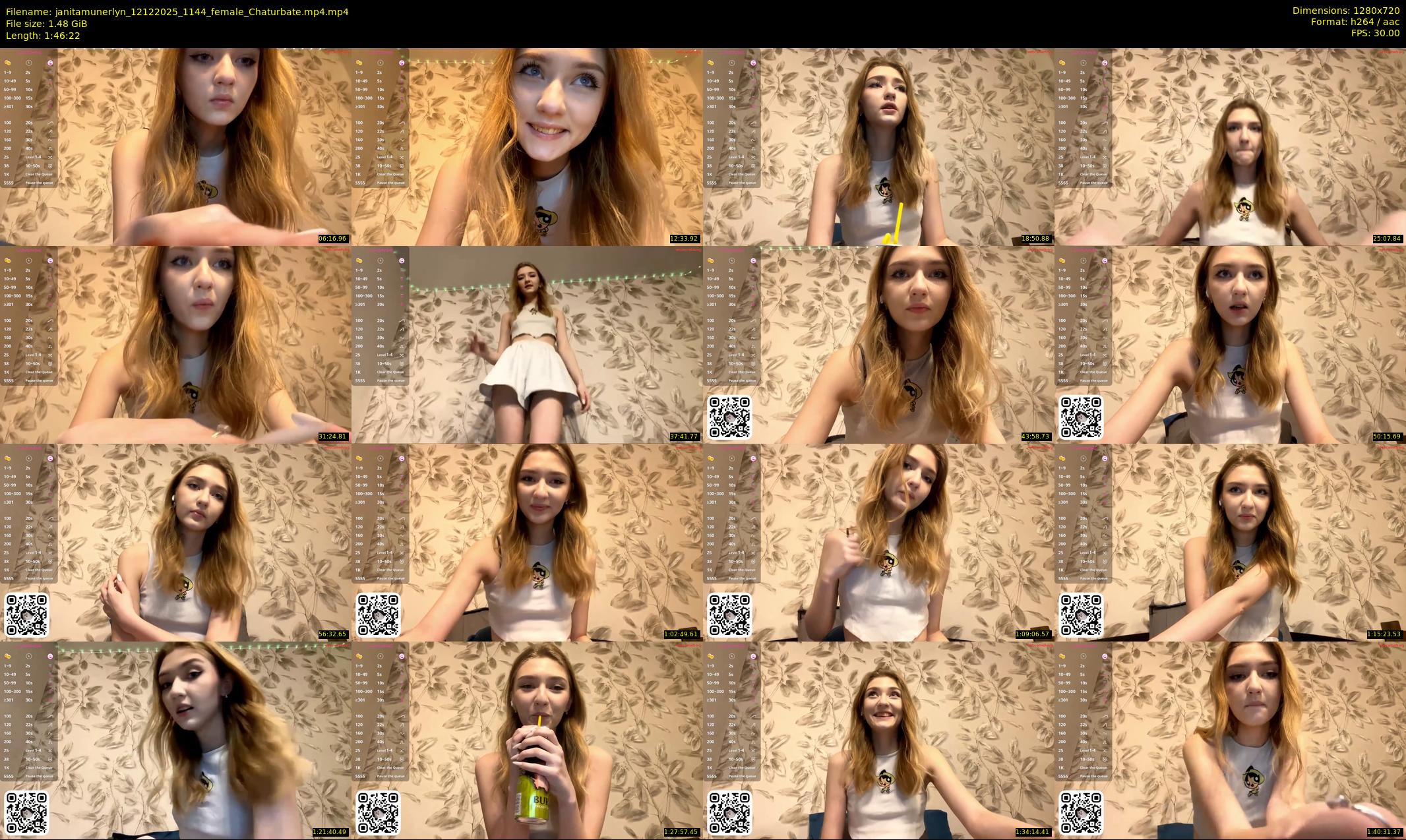 janitamunerlyn — 107 minute Chaturbate female cam show recording, 720p, Dec 12, 2025