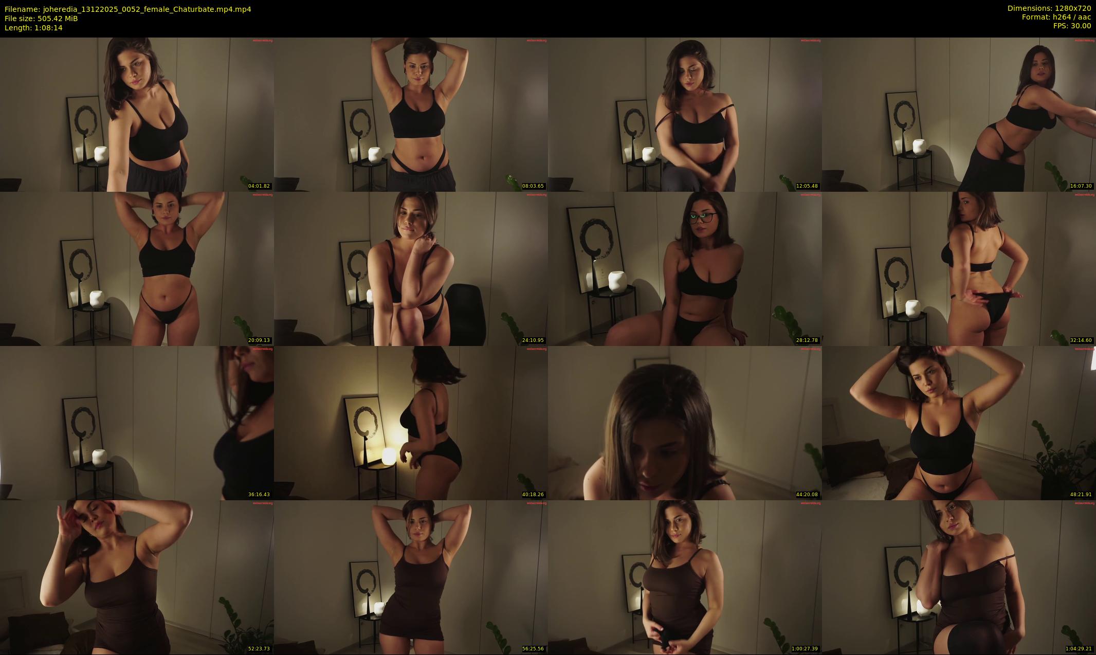 joheredia — 69 minute Chaturbate female cam show recording, 720p, Dec 13, 2025