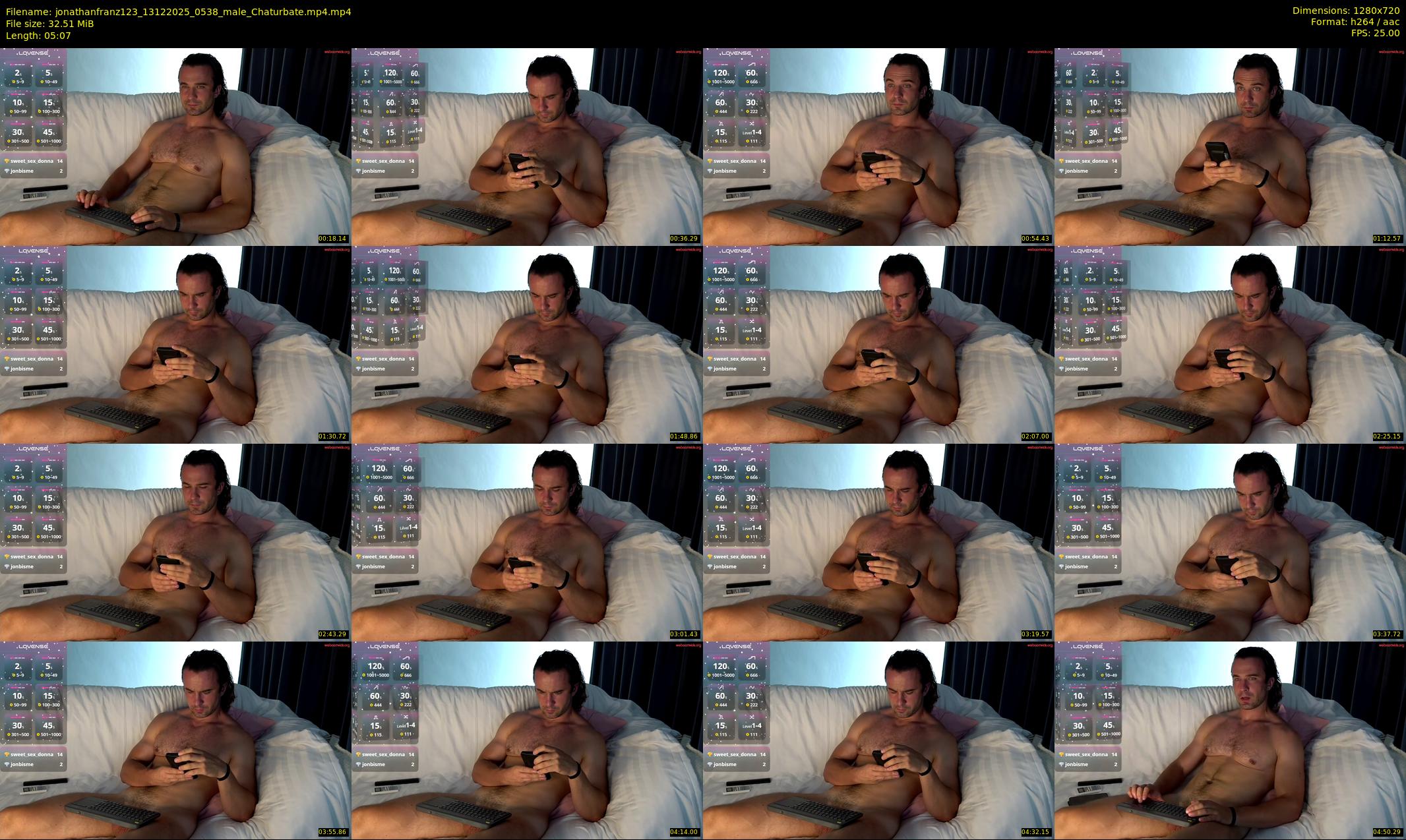 jonathanfranz123 — 6 minute Chaturbate male cam show recording, 720p, Dec 13, 2025