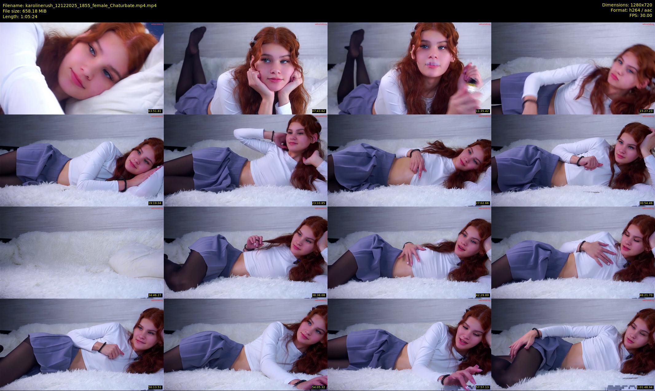 karolinerush — 66 minute Chaturbate female cam show recording, 720p, Dec 12, 2025