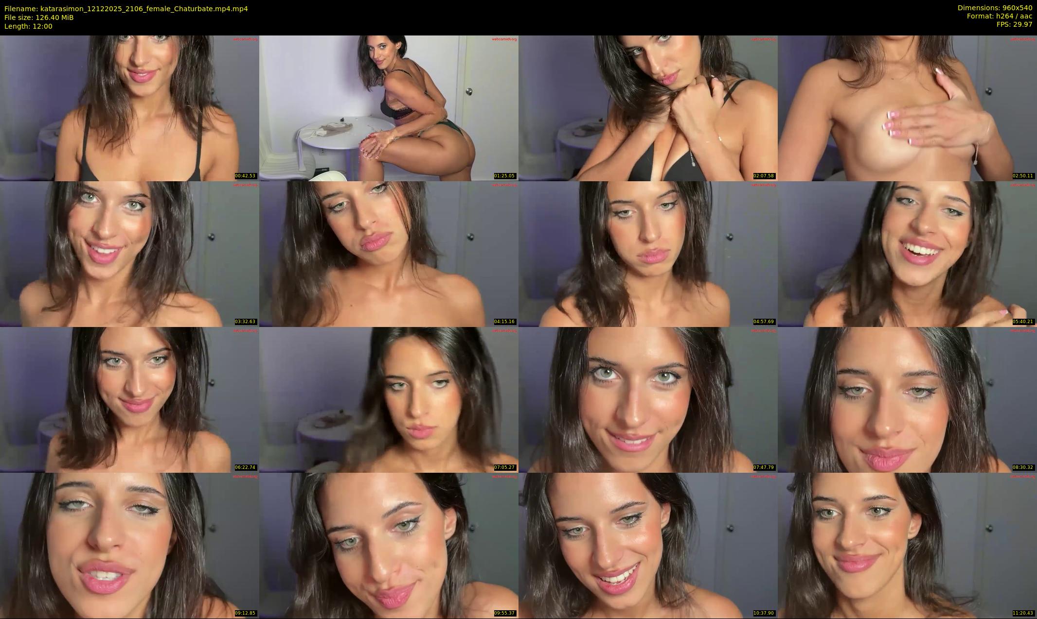 katarasimon — 12 minute Chaturbate female cam show recording, 480p, Dec 12, 2025