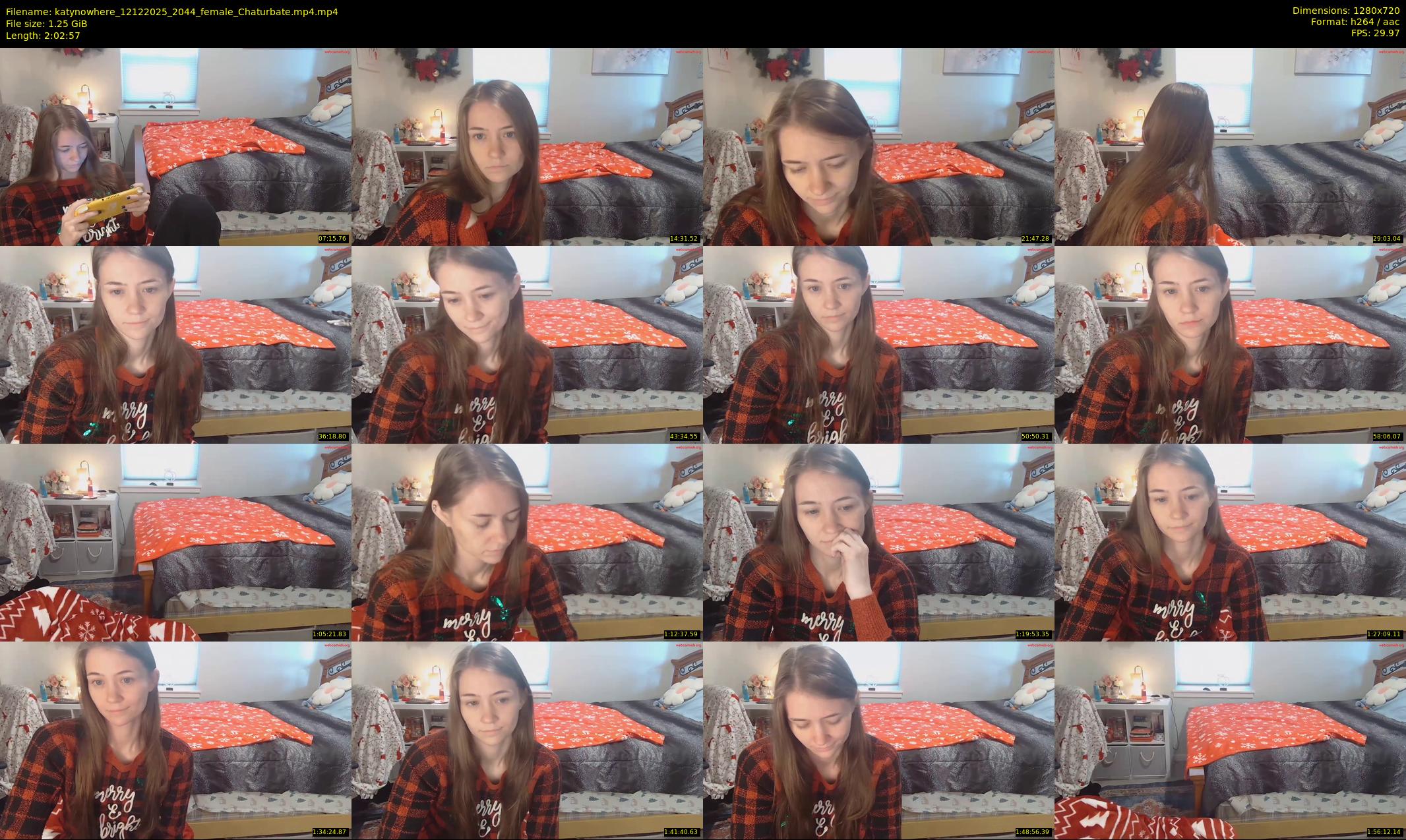 katynowhere — 123 minute Chaturbate female cam show recording, 720p, Dec 12, 2025