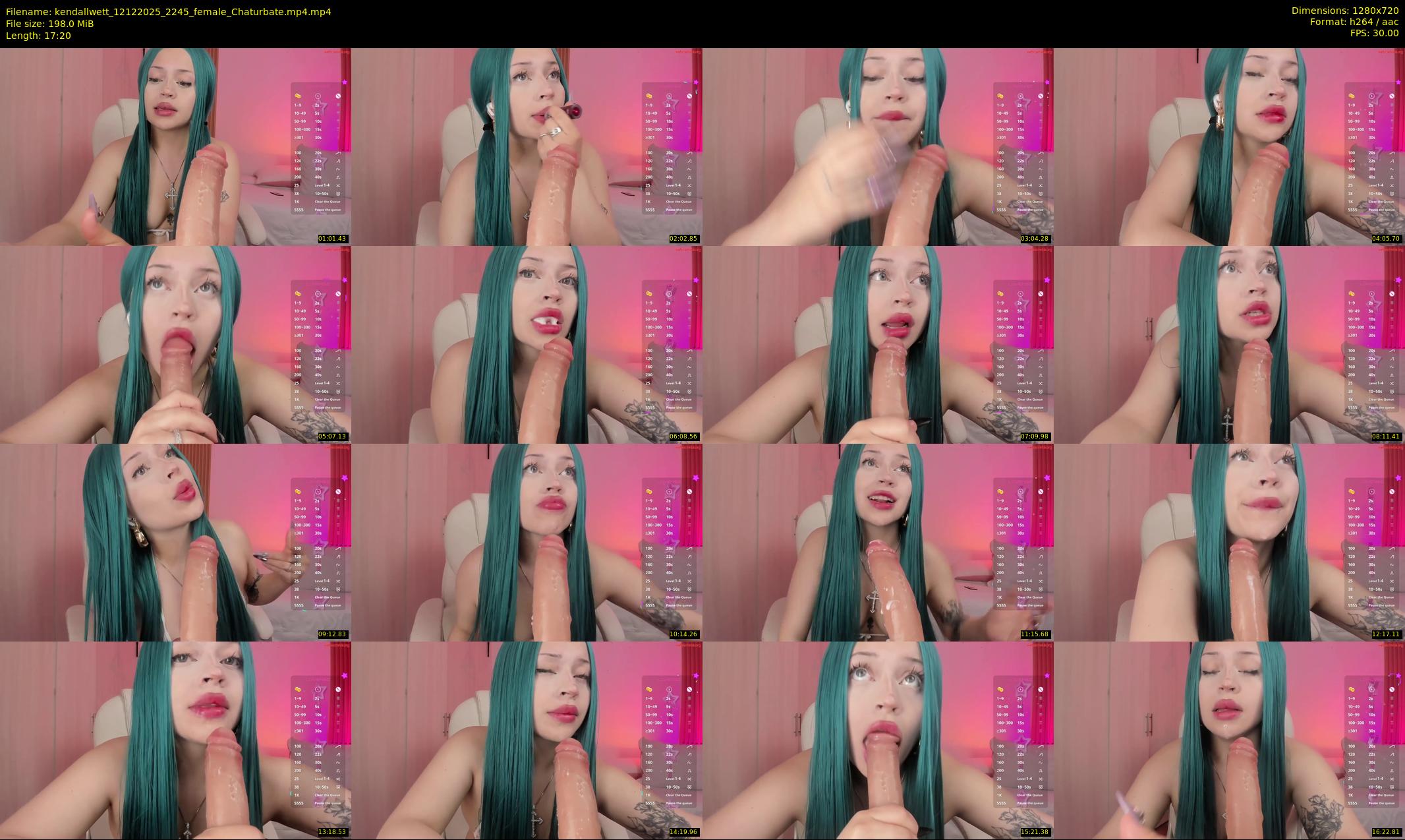 kendallwett — 18 minute Chaturbate female cam show recording, 720p, Dec 12, 2025