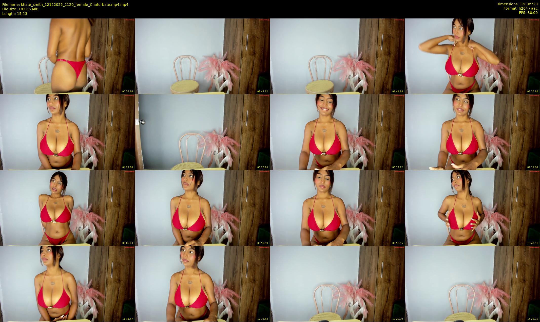 khate_smith — 16 minute Chaturbate female cam show recording, 720p, Dec 12, 2025