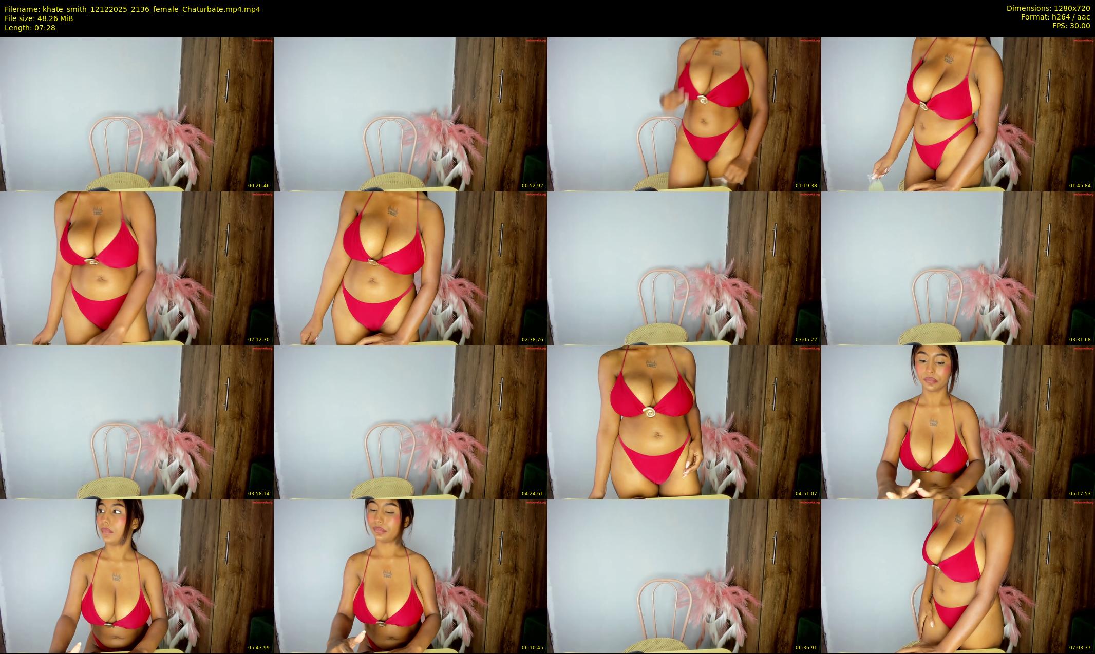 khate_smith — 8 minute Chaturbate female cam show recording, 720p, Dec 12, 2025