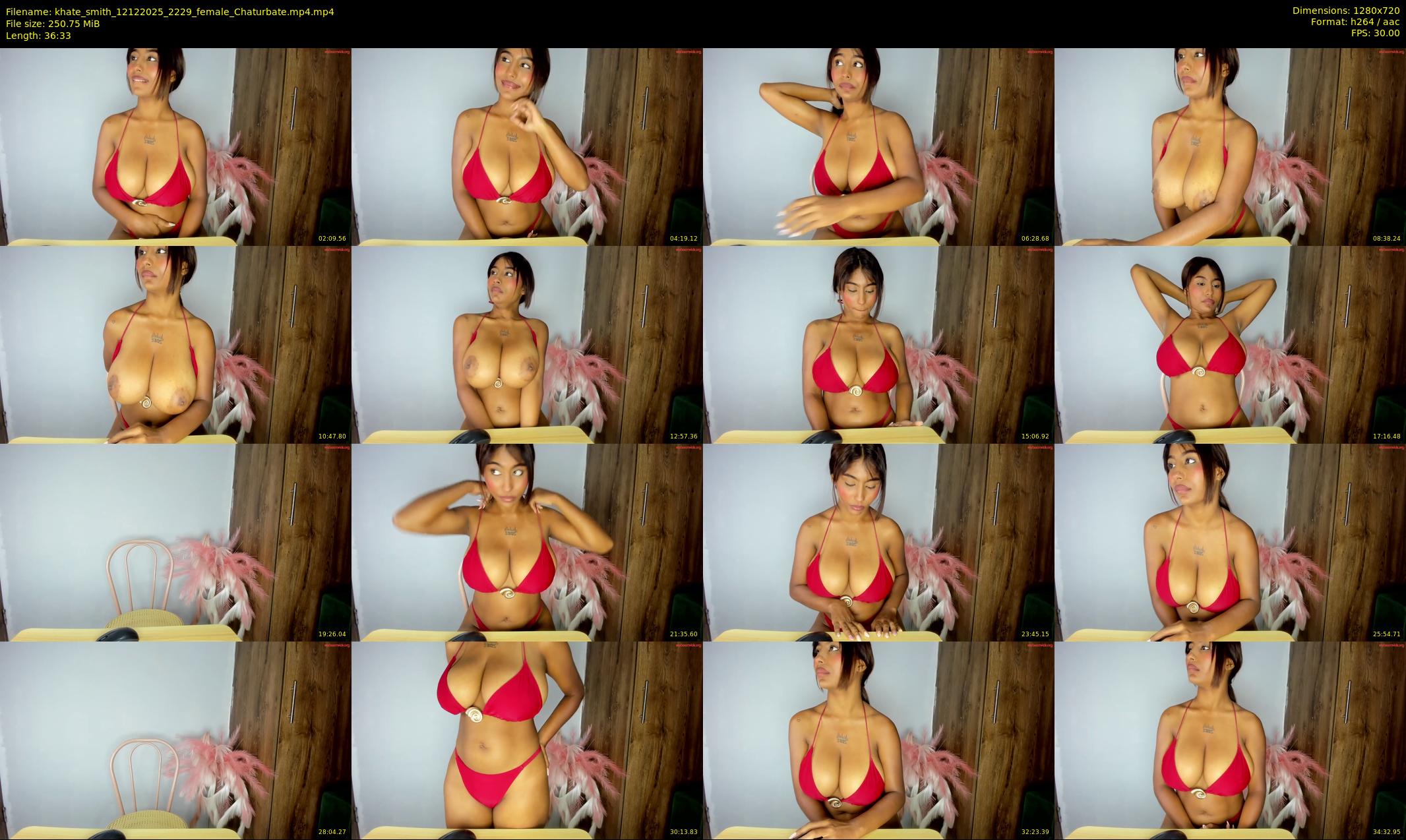 khate_smith — 37 minute Chaturbate female cam show recording, 720p, Dec 12, 2025