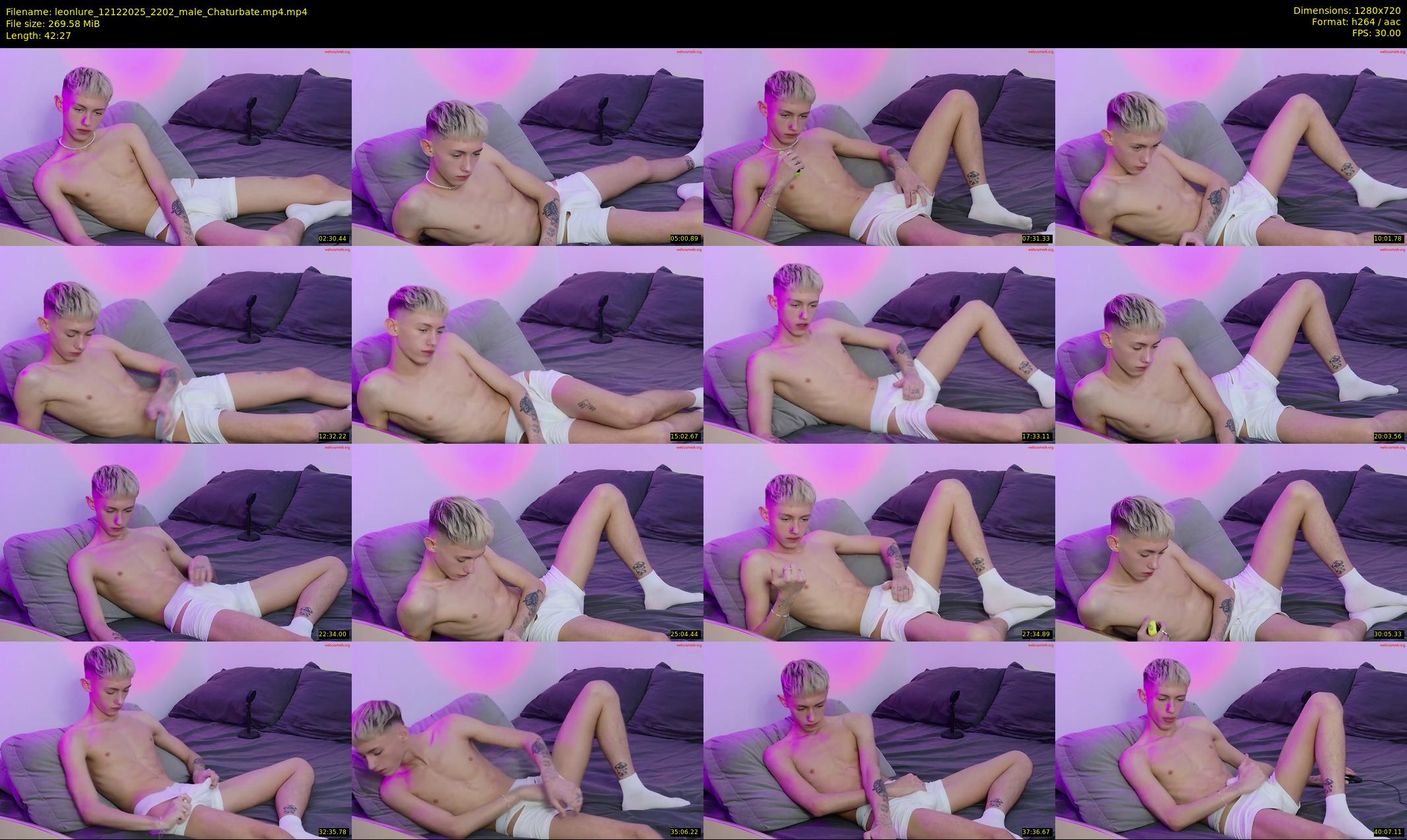 leonlure — 43 minute Chaturbate male cam show recording, 720p, Dec 12, 2025