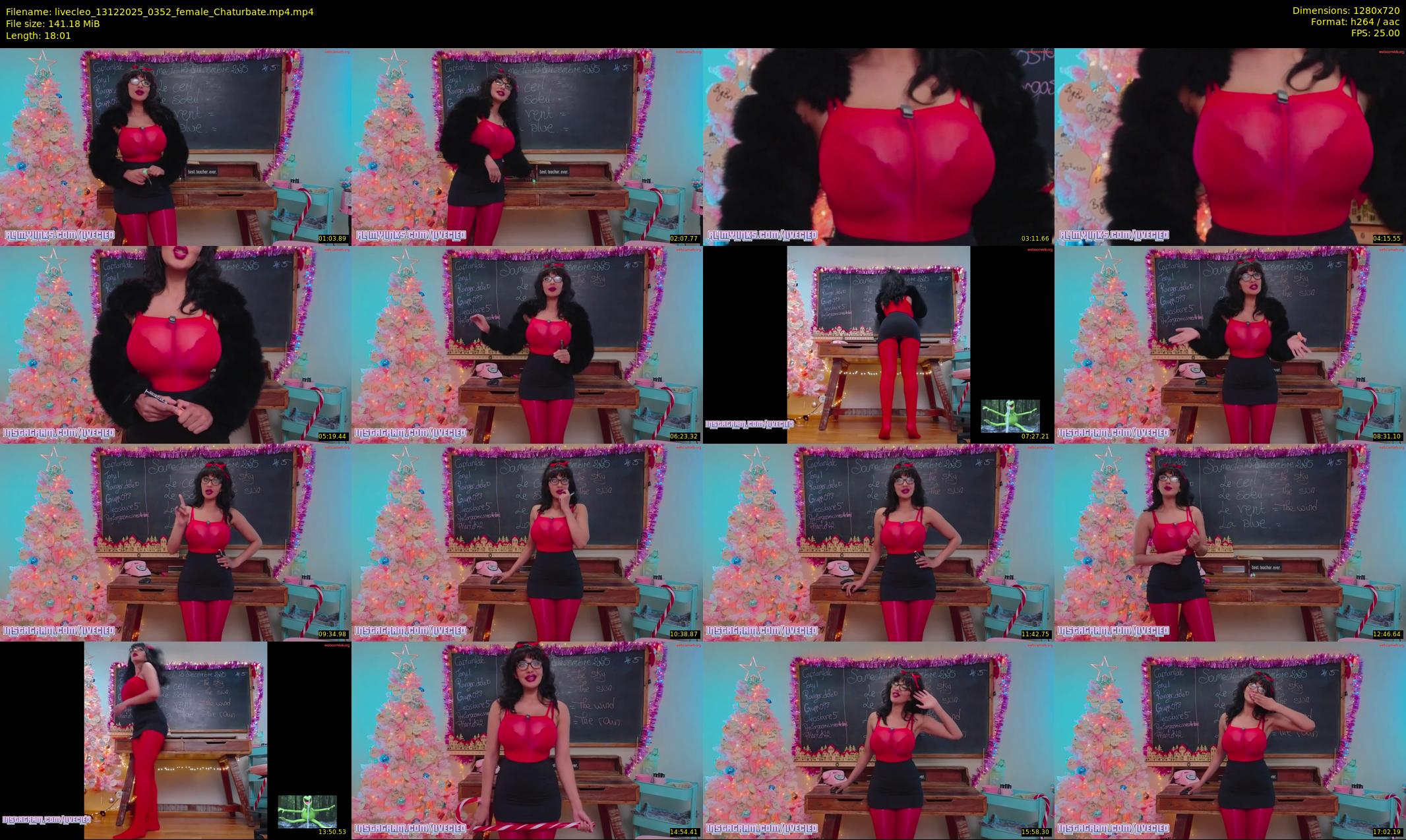 livecleo — 19 minute Chaturbate female cam show recording, 720p, Dec 13, 2025