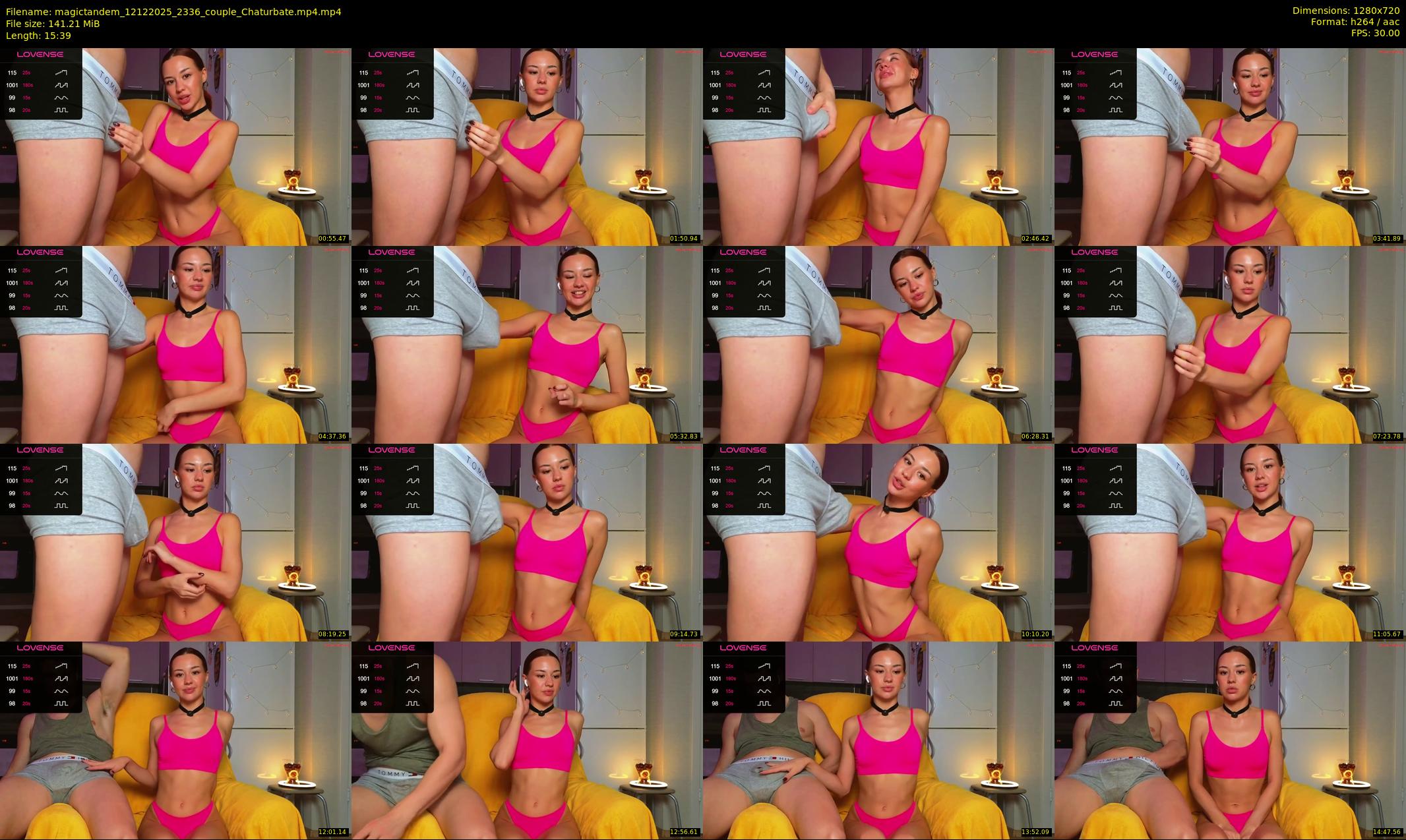 magictandem — 16 minute Chaturbate couple cam show recording, 720p, Dec 12, 2025