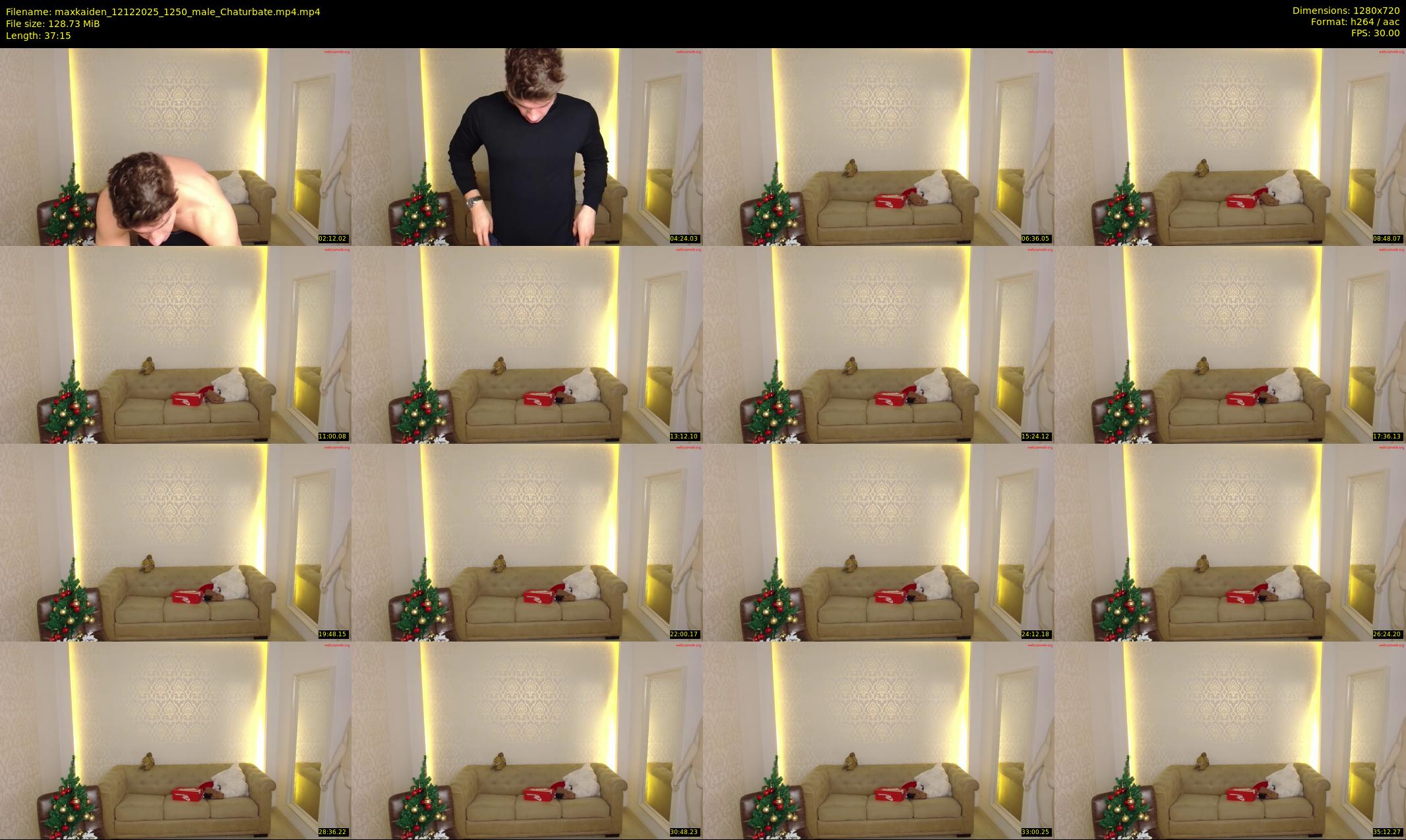 maxkaiden — 38 minute Chaturbate male cam show recording, 720p, Dec 12, 2025