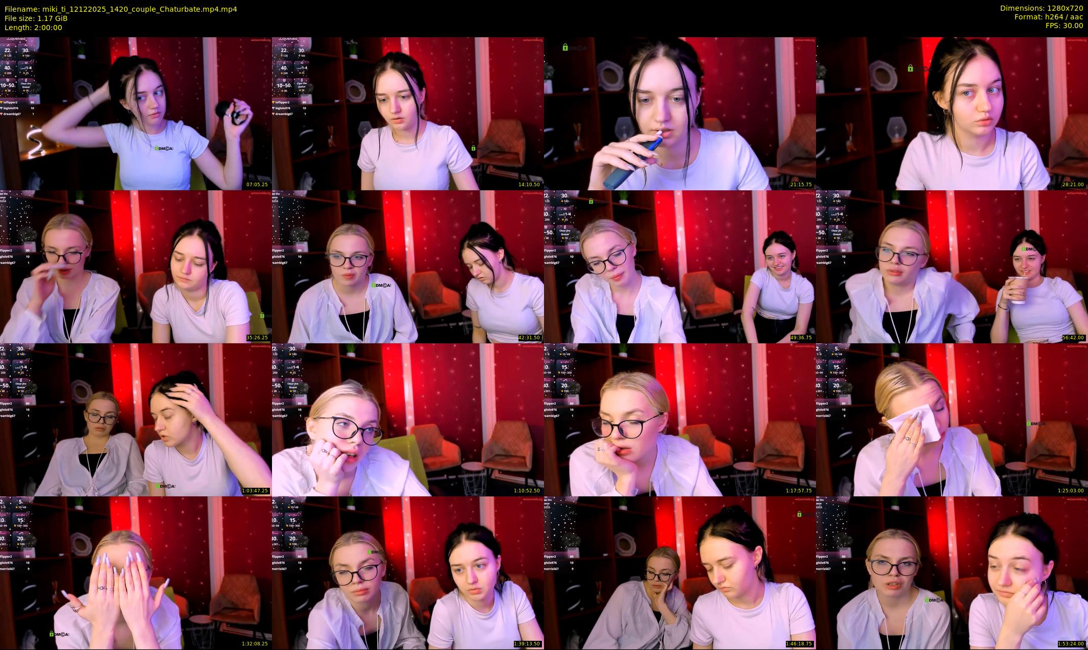 miki_ti — 120 minute Chaturbate female cam show recording, 720p, Dec 12, 2025