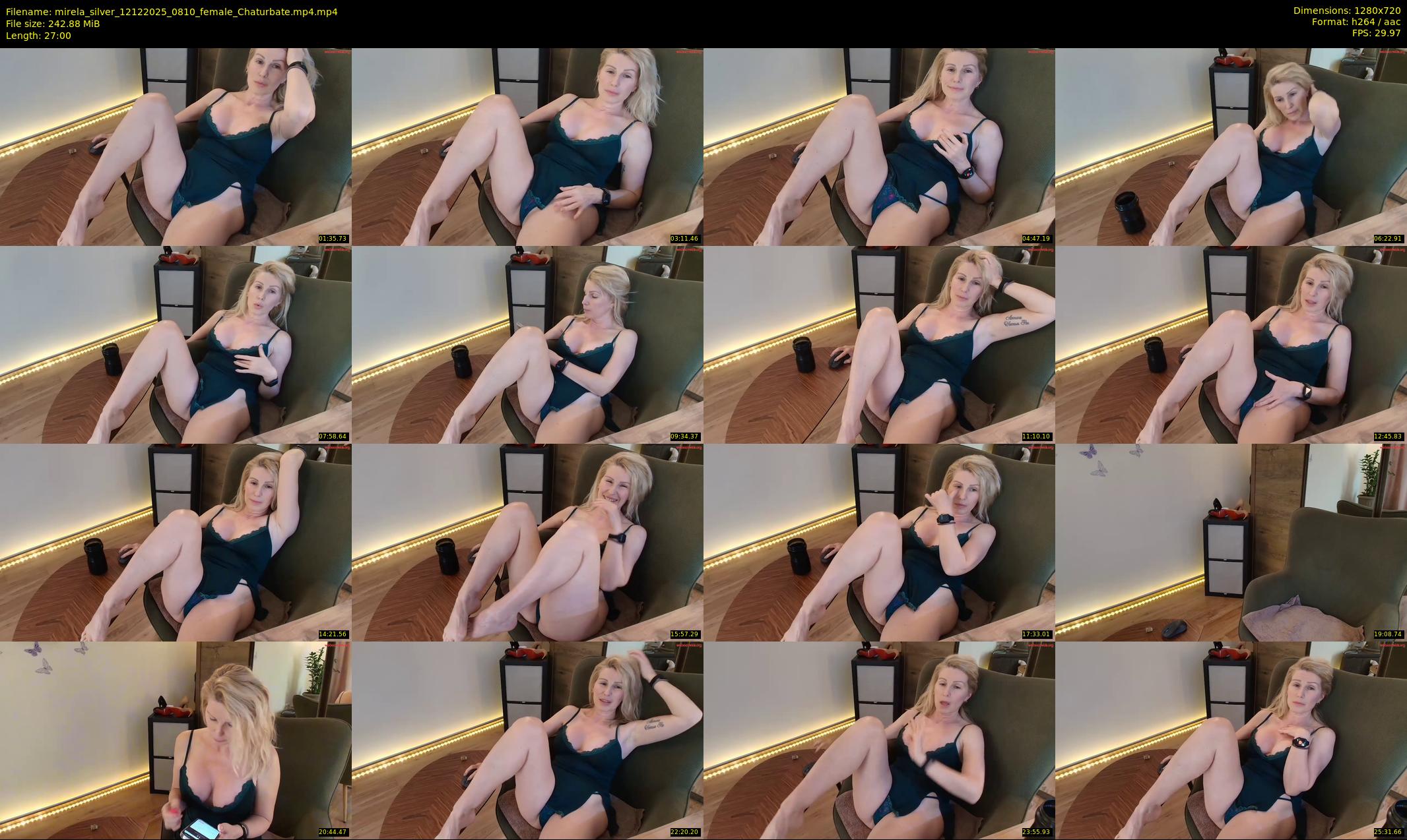 mirela_silver — 27 minute Chaturbate female cam show recording, 720p, Dec 12, 2025