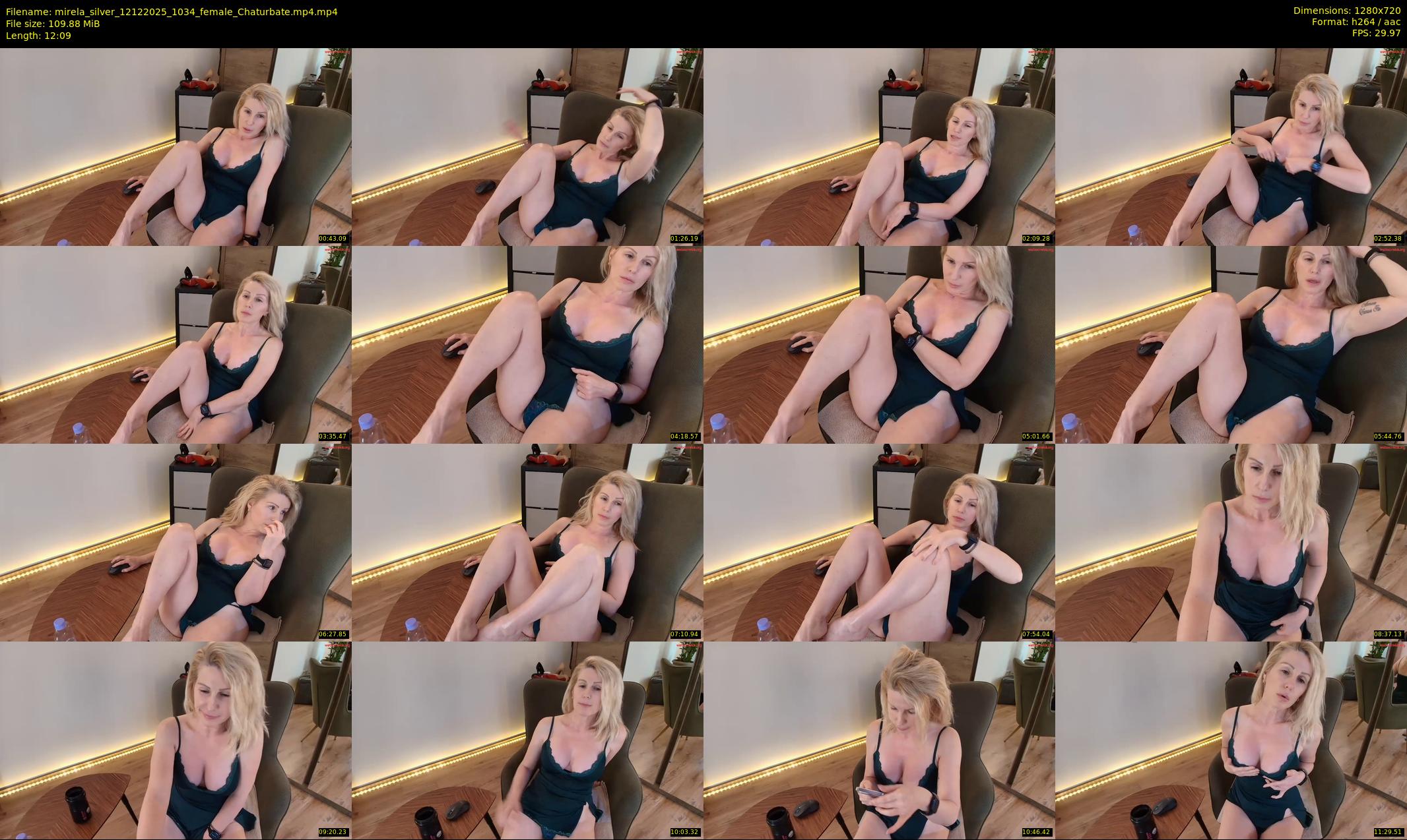 mirela_silver — 13 minute Chaturbate female cam show recording, 720p, Dec 12, 2025