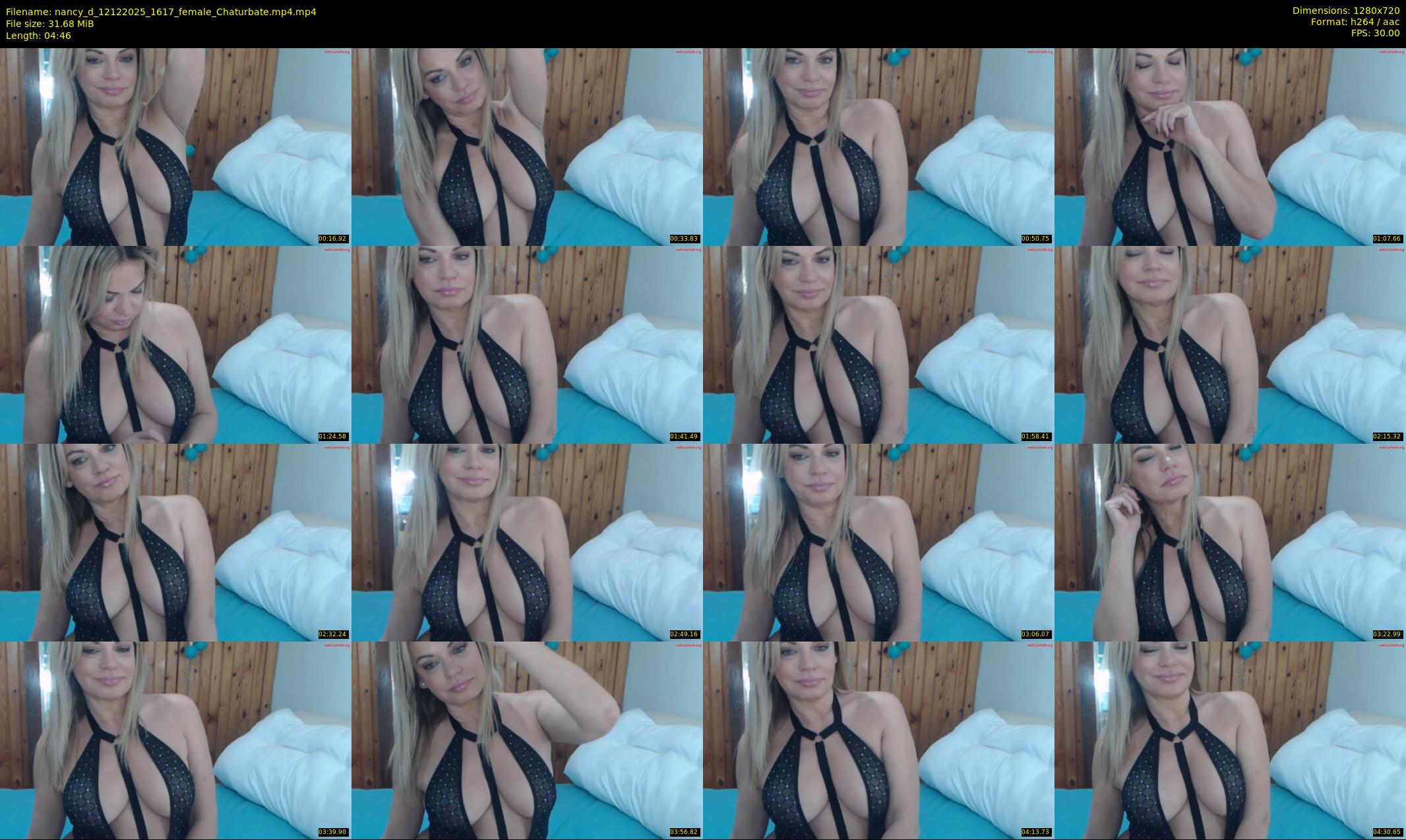 nancy_d — 5 minute Chaturbate female cam show recording, 720p, Dec 12, 2025