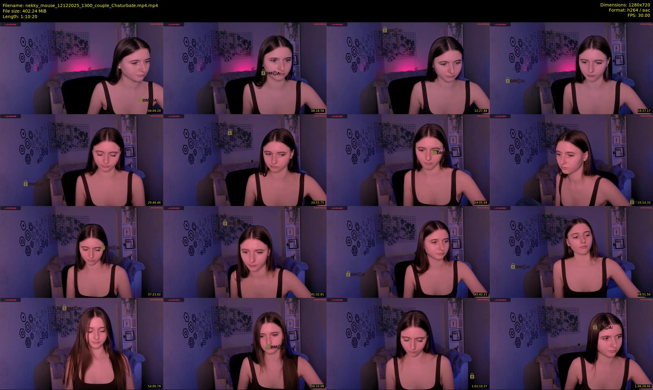 nekky_mouse — 71 minute Chaturbate female cam show recording, 720p, Dec 12, 2025