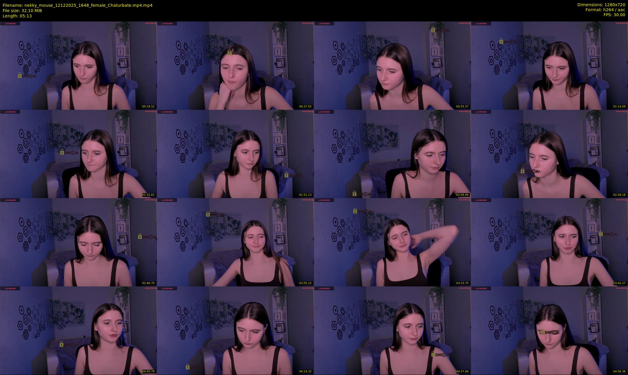 nekky_mouse — 6 minute Chaturbate female cam show recording, 720p, Dec 12, 2025