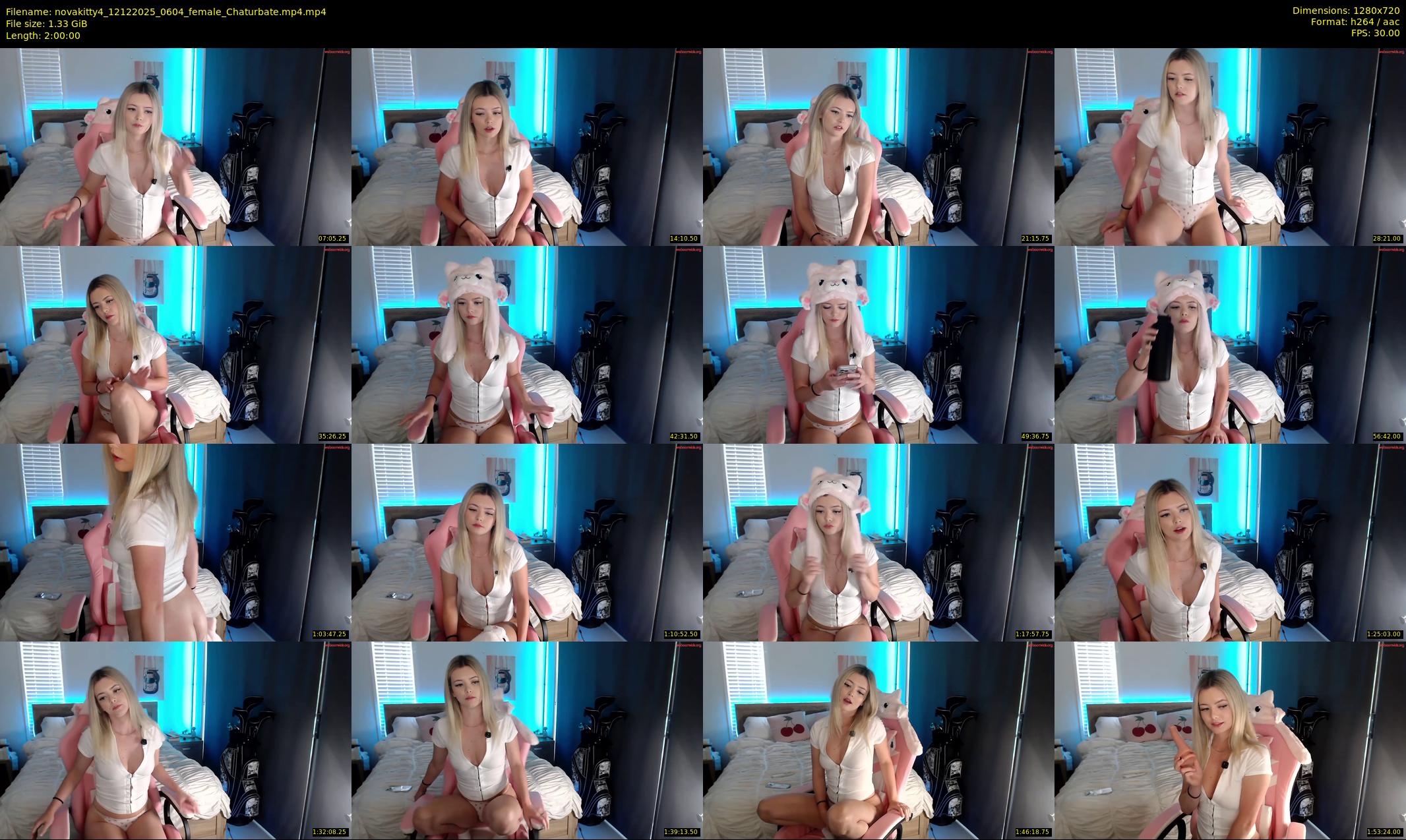 novakitty4 — 120 minute Chaturbate female cam show recording, 720p, Dec 12, 2025