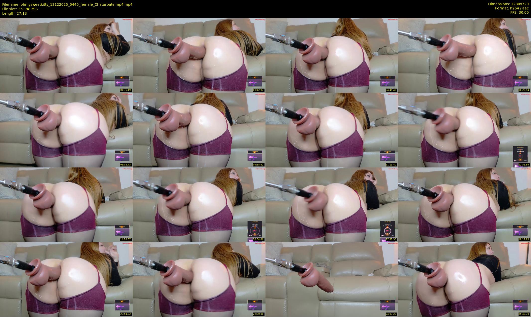ohmysweetkitty — 28 minute Chaturbate female cam show recording, 720p, Dec 13, 2025