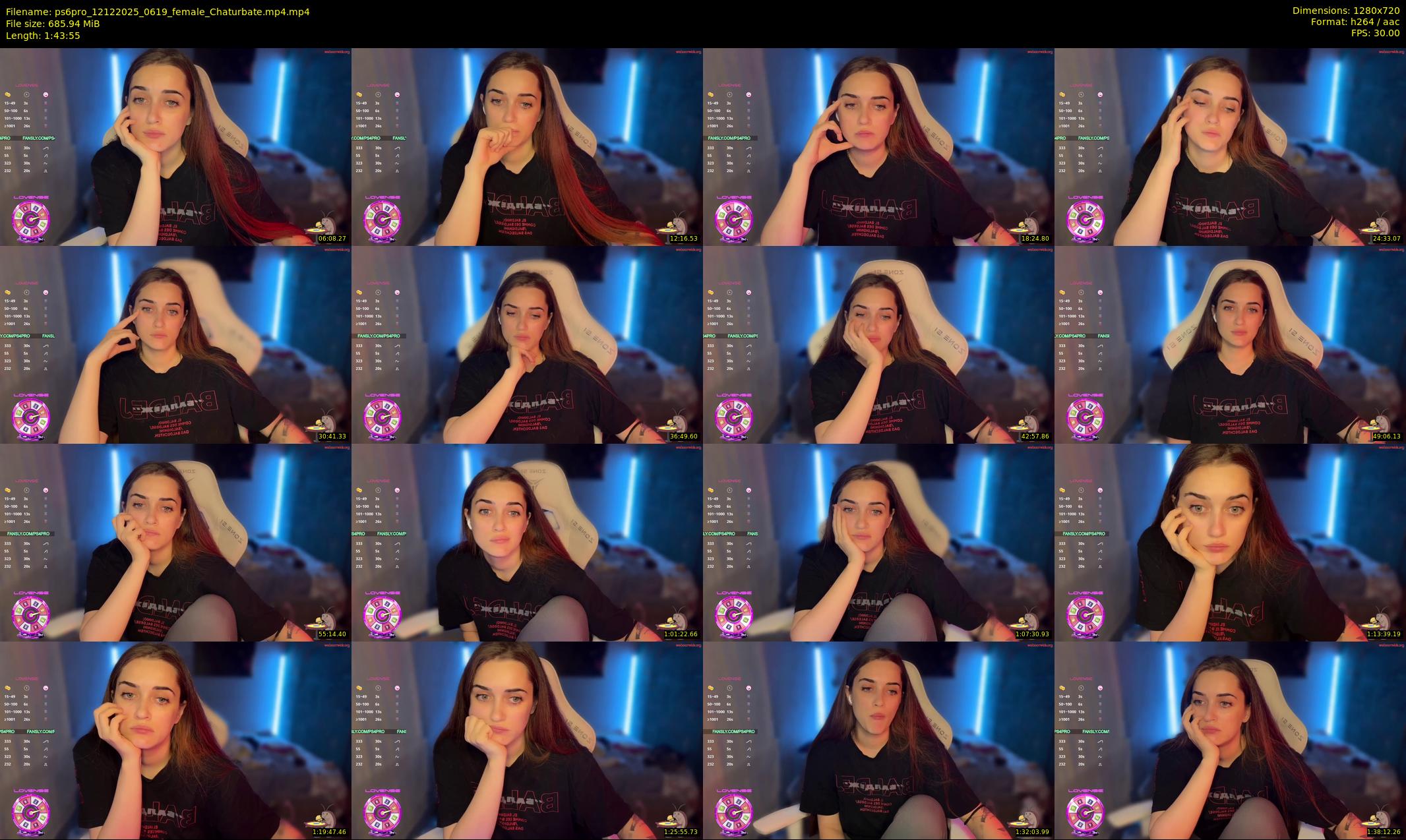 ps6pro — 104 minute Chaturbate female cam show recording, 720p, Dec 12, 2025