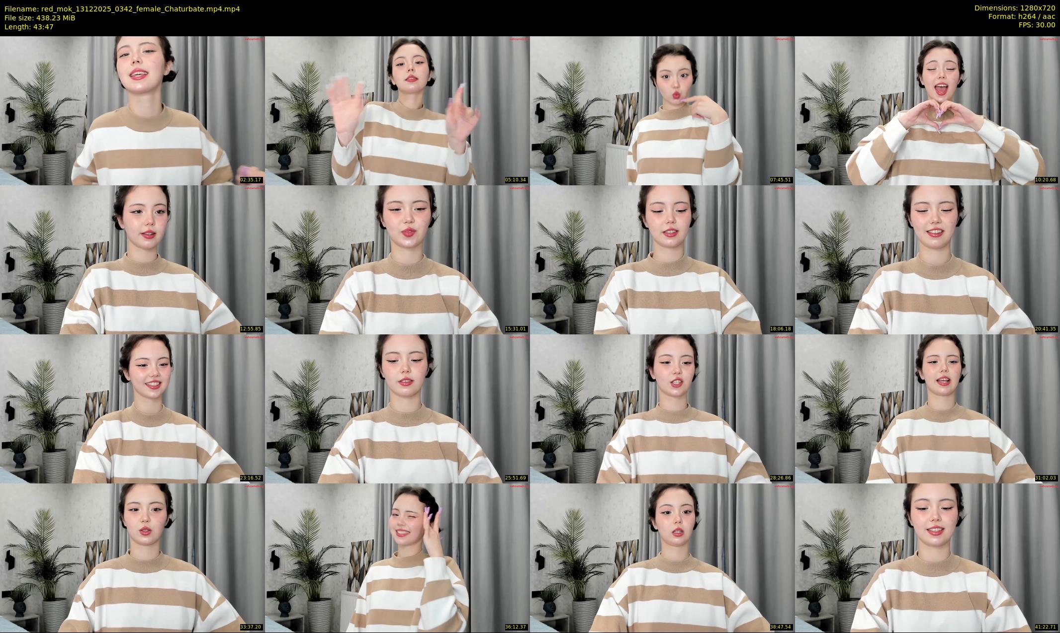 red_mok — 44 minute Chaturbate female cam show recording, 720p, Dec 13, 2025