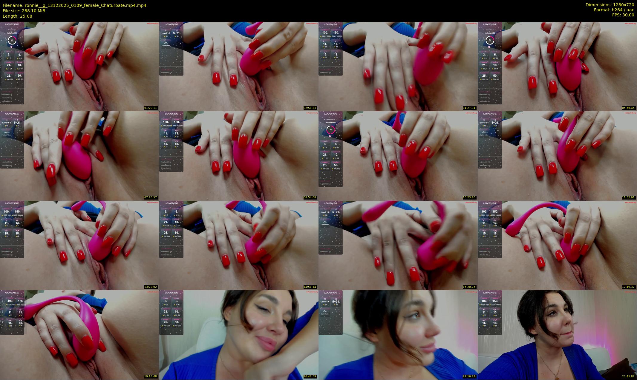 ronnie__g — 26 minute Chaturbate female cam show recording, 720p, Dec 13, 2025