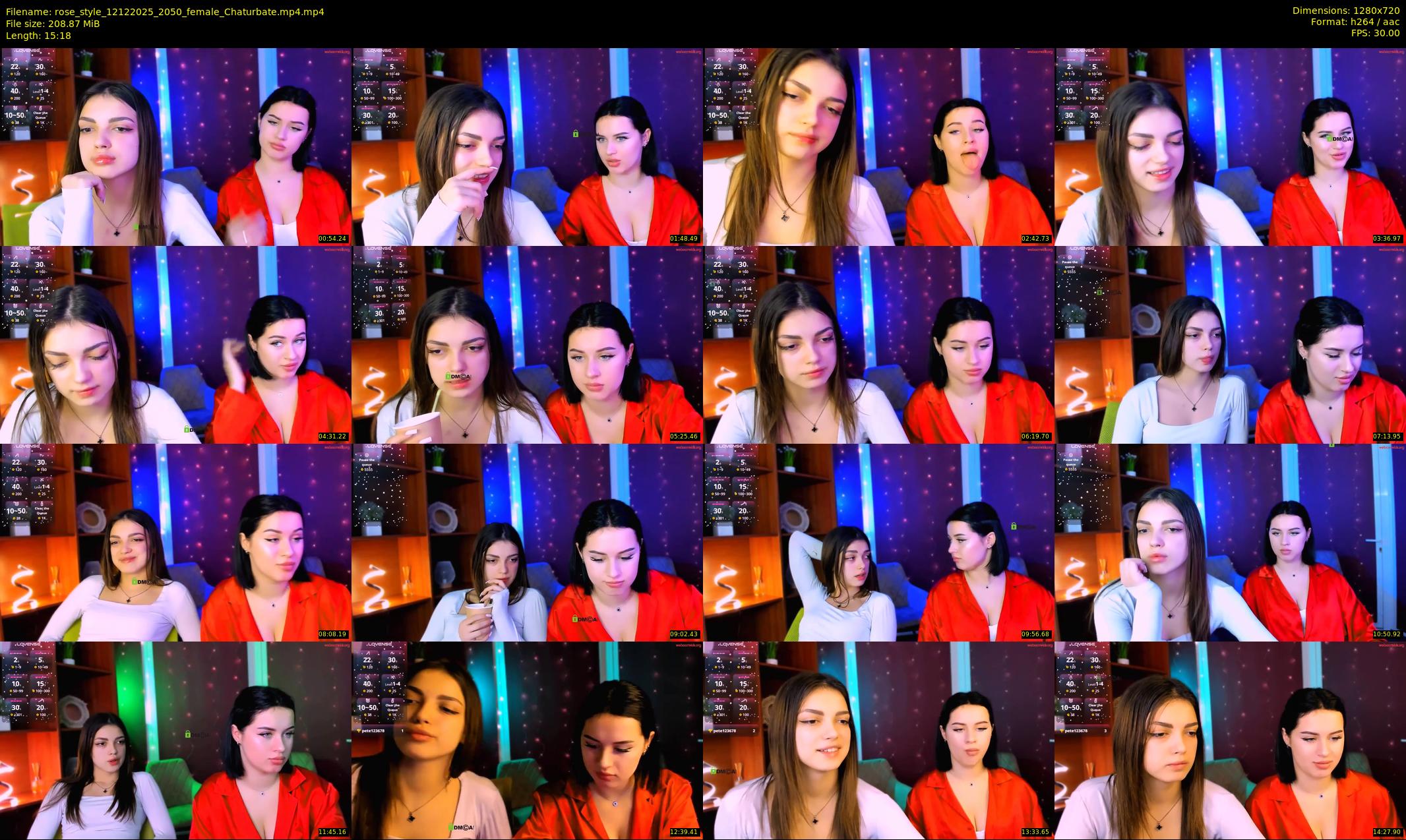 rose_style — 16 minute Chaturbate couple cam show recording, 720p, Dec 12, 2025
