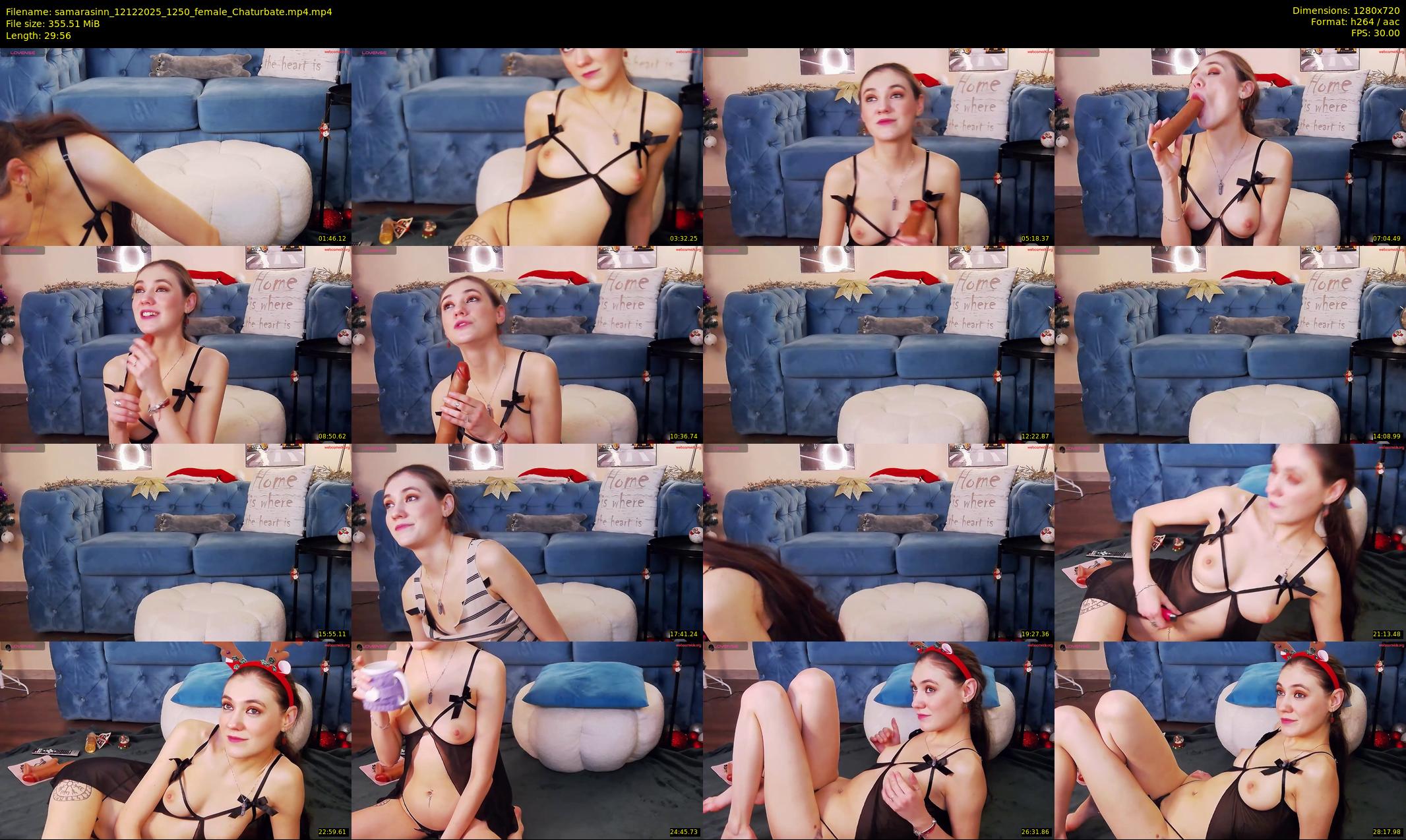 samarasinn — 30 minute Chaturbate female cam show recording, 720p, Dec 12, 2025