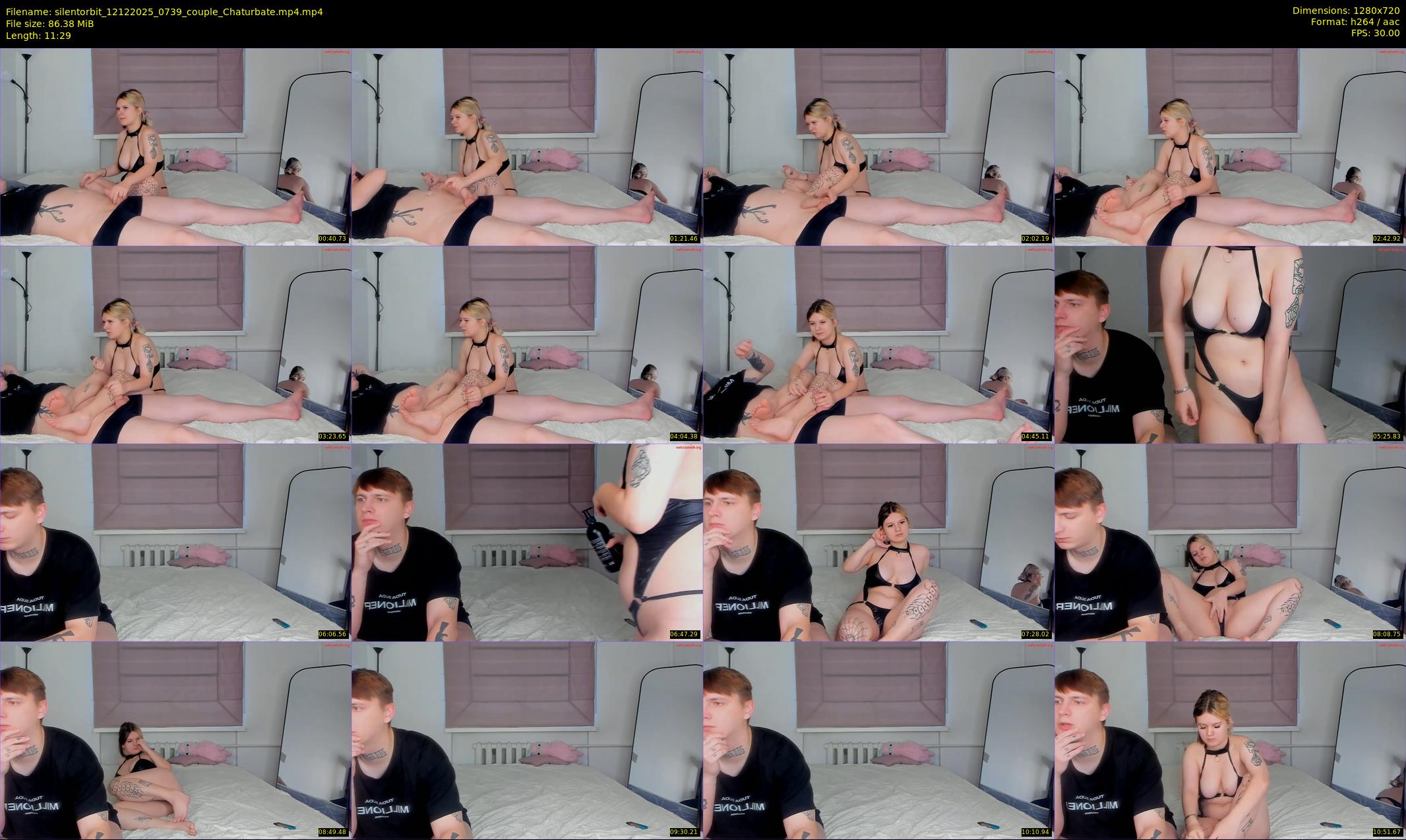 silentorbit — 12 minute Chaturbate couple cam show recording, 720p, Dec 12, 2025